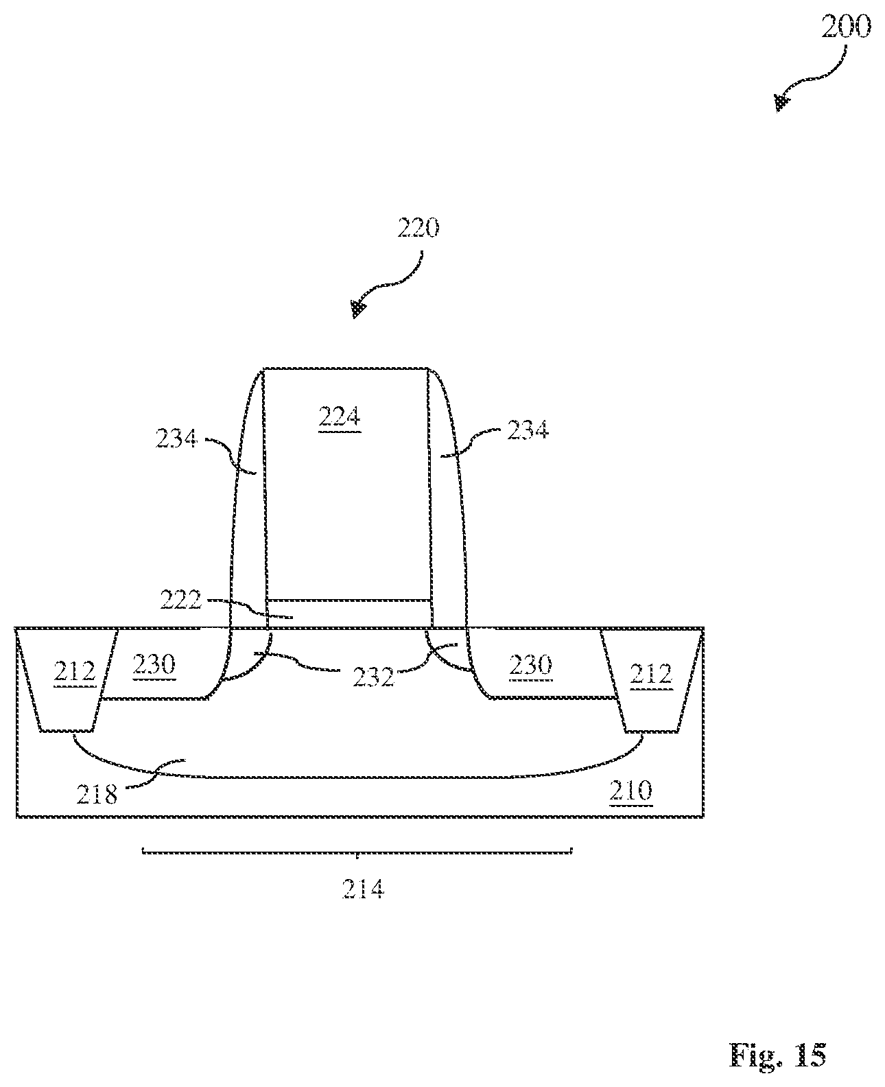 Patent US12107086 Figure 16 – Field effect transistor contact with reduced contact resistance