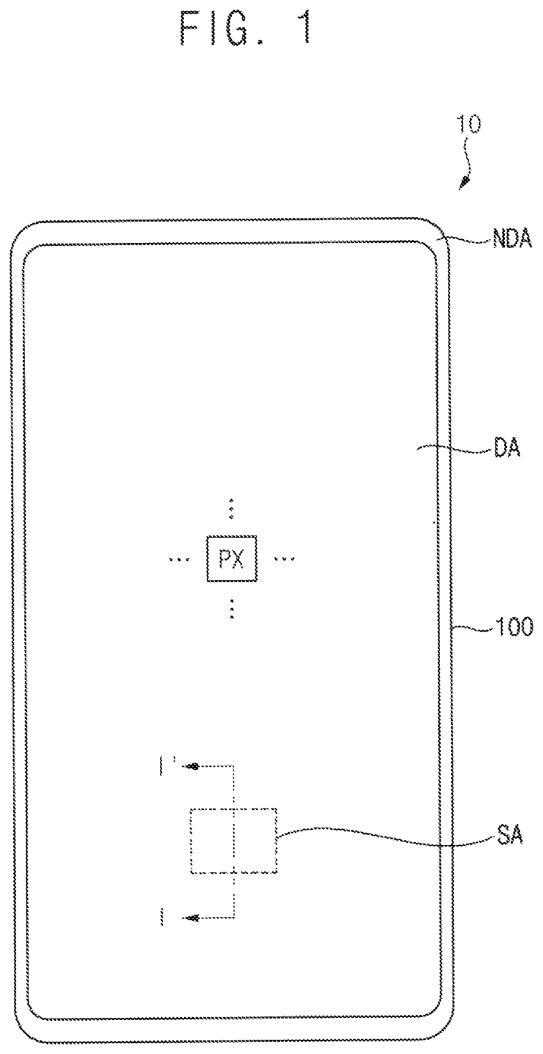 Patent US12107088 — Display device — Figure 1