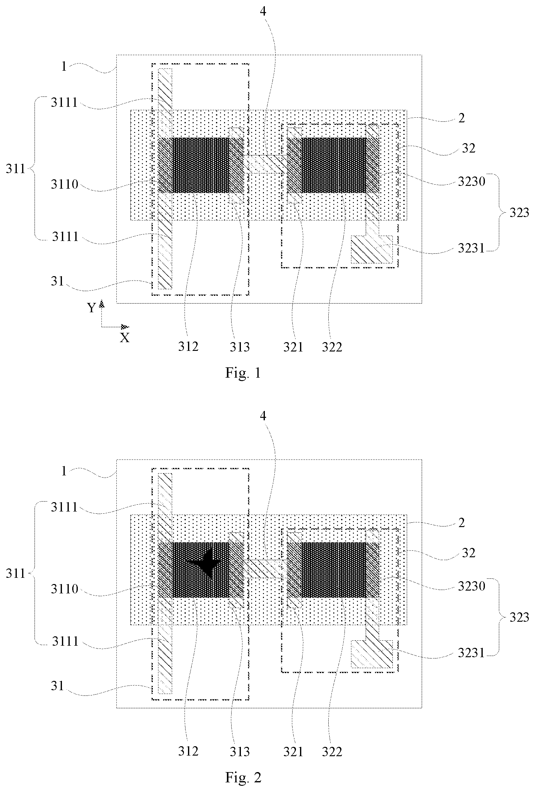 Patent US12107089 Figure 1 – Oxide thin film transistor and method for driving the same, display device