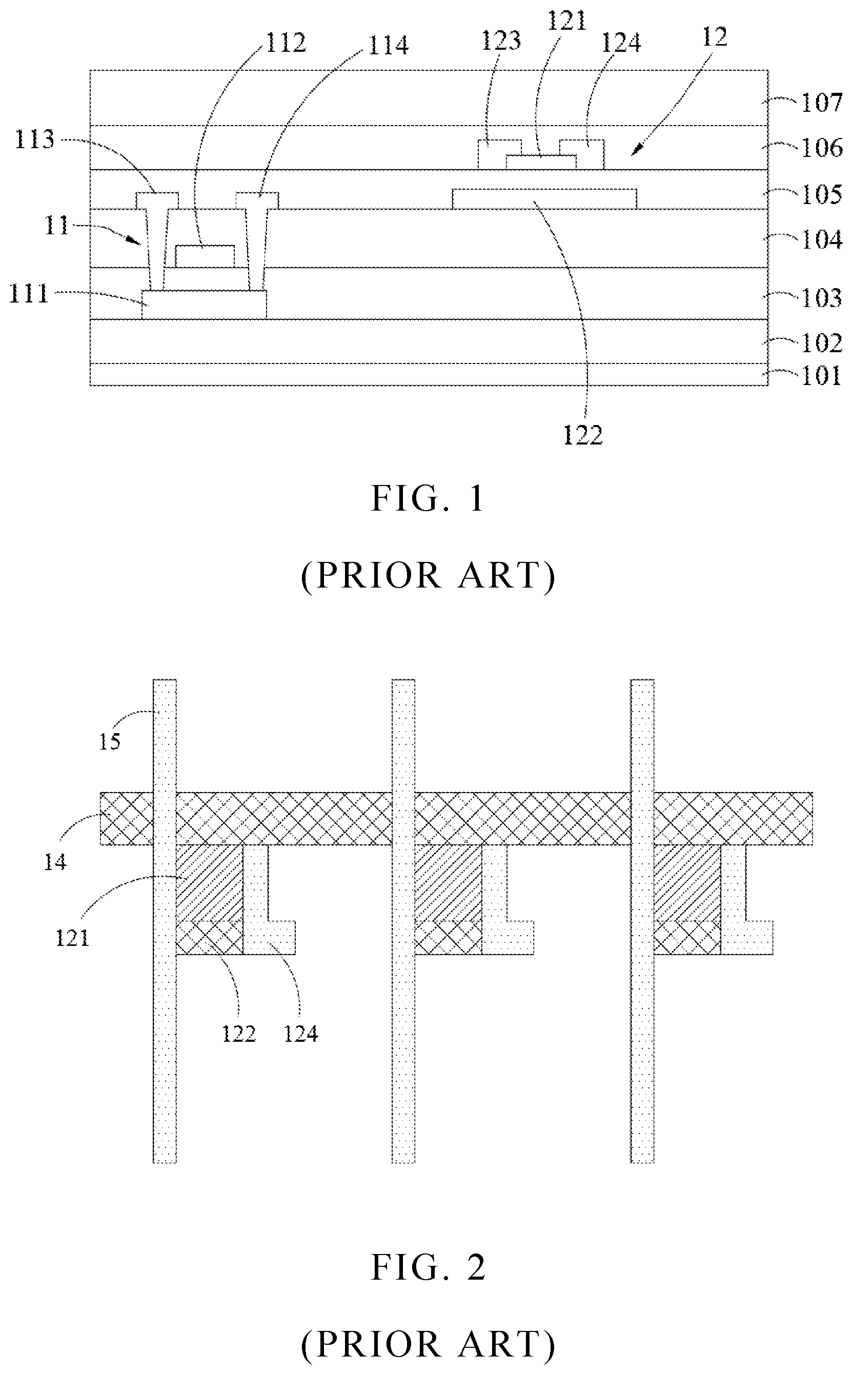 Patent US12107094 Figure 1 – Array substrate and display panel