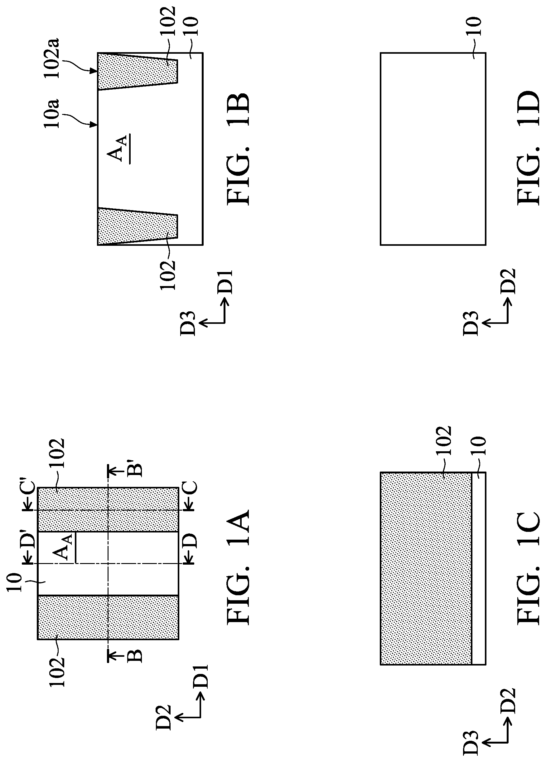 Patent US12107162 — Multi-gate semiconductor structure and method of manufacturing the same — Figure 1