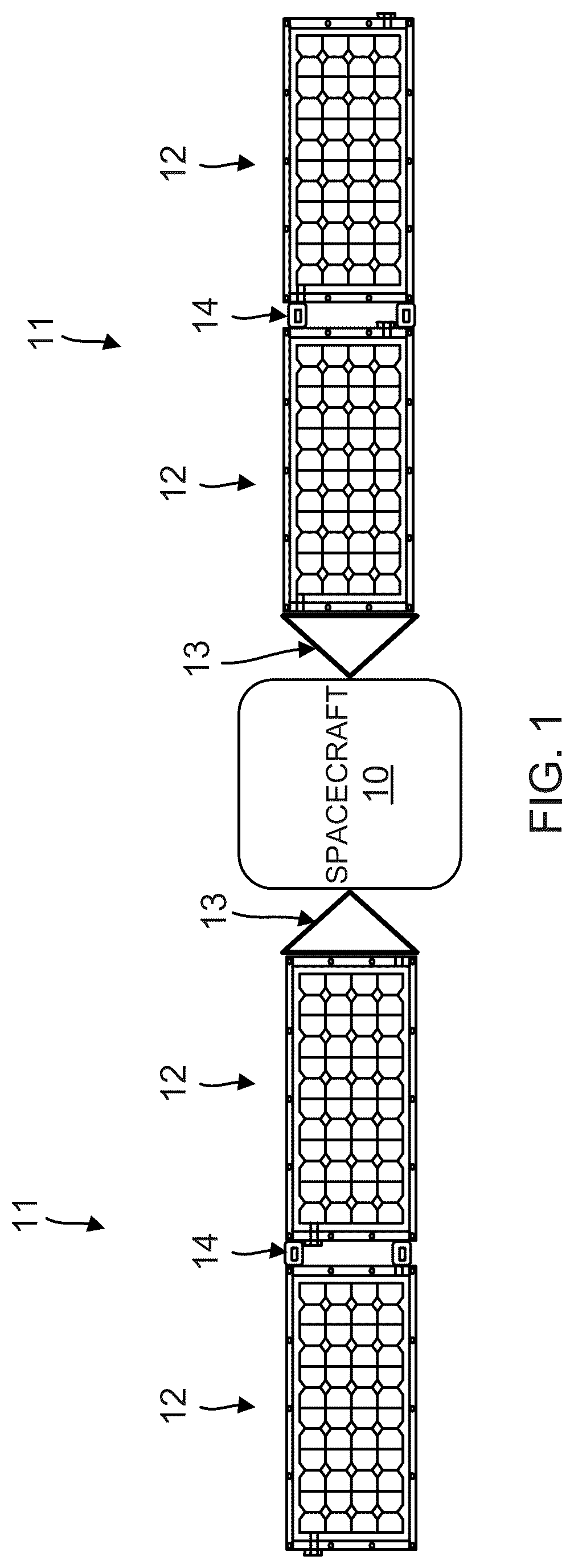 Patent US12107177 — Lightweight flexible solar array — Figure 1