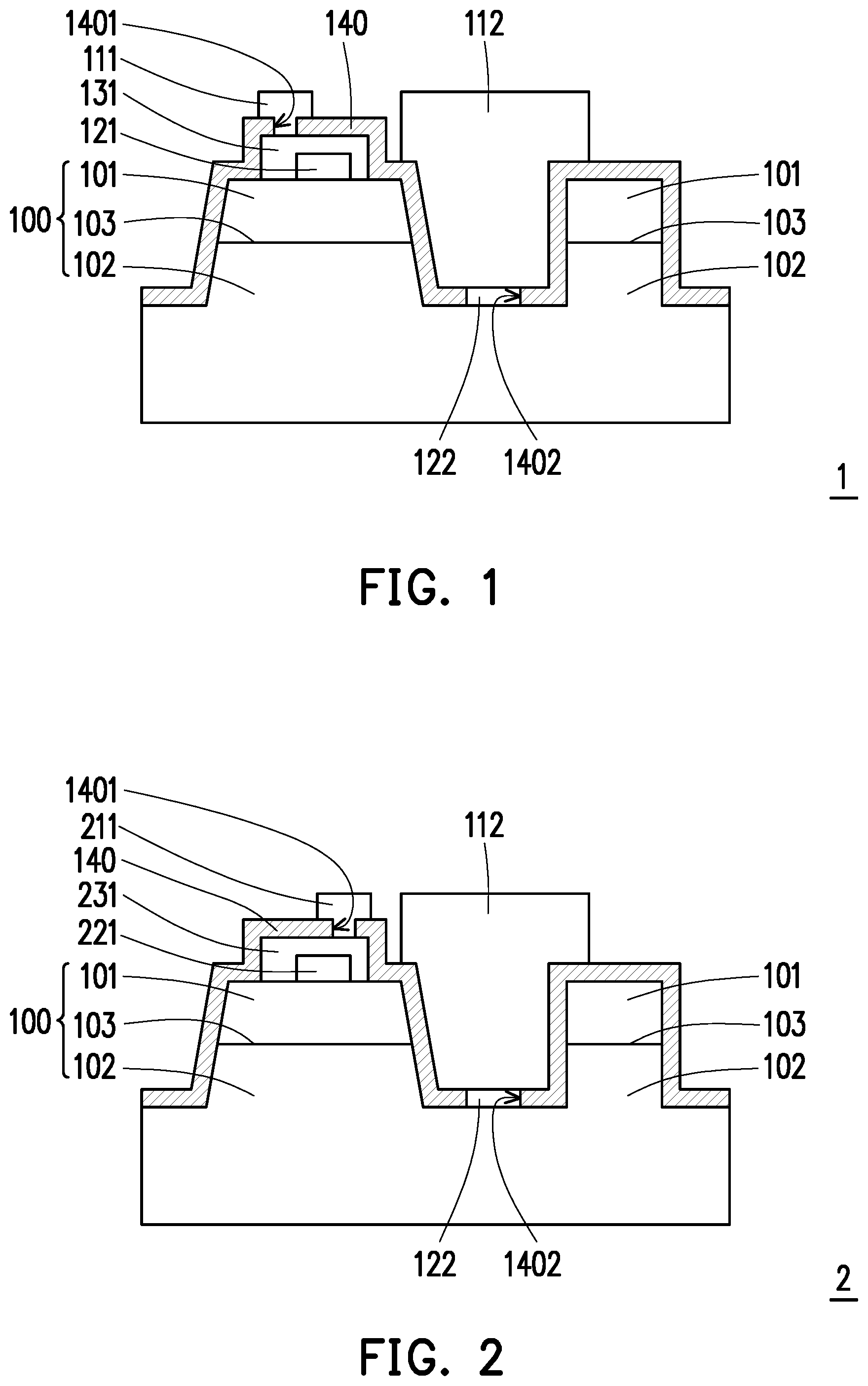 Patent US12107190 — Micro light-emitting diode and display panel — Figure 1
