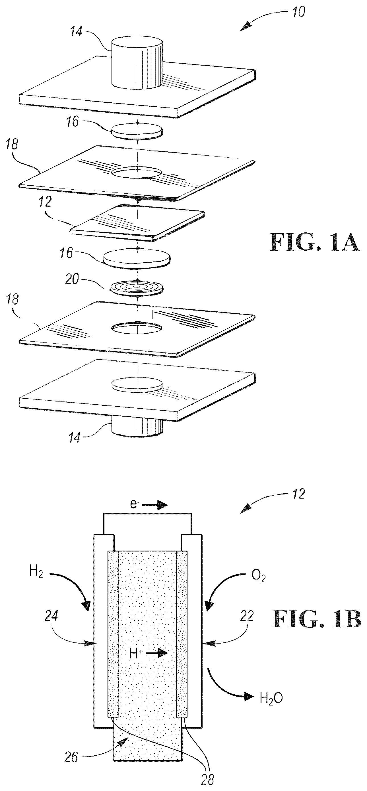 Patent US12107277 — Electrochemical cell catalyst layers — Figure 1