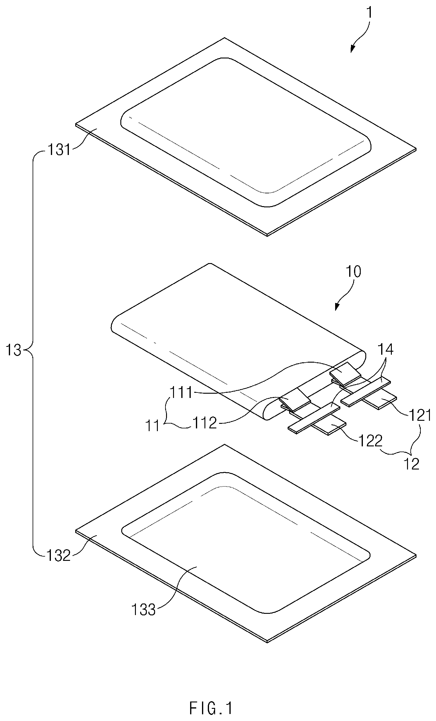 Patent US12107279 — Pouch film and method for manufacturing the same — Figure 1