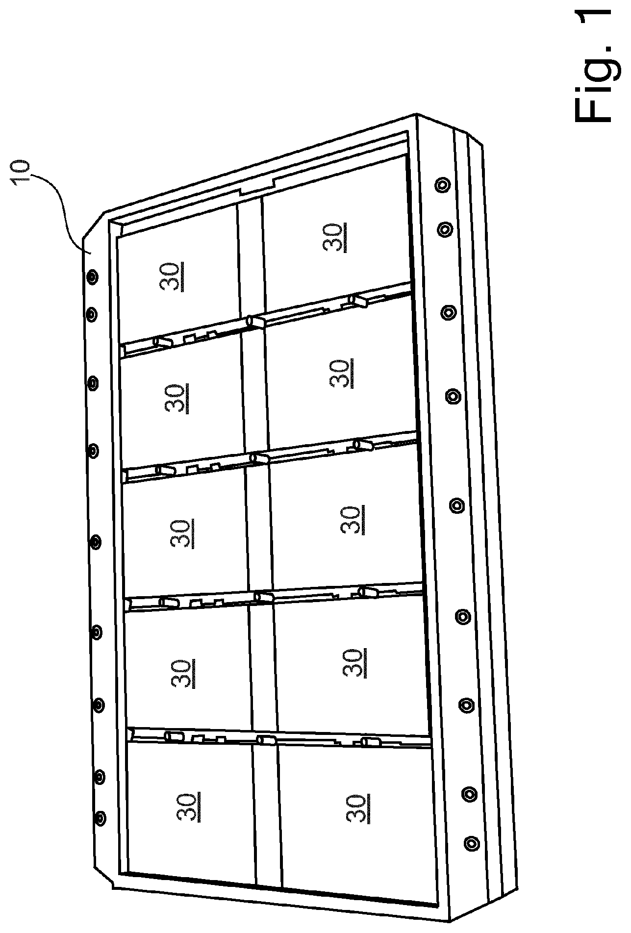Patent US12107291 — Battery shell, traction battery and motor vehicle — Figure 1