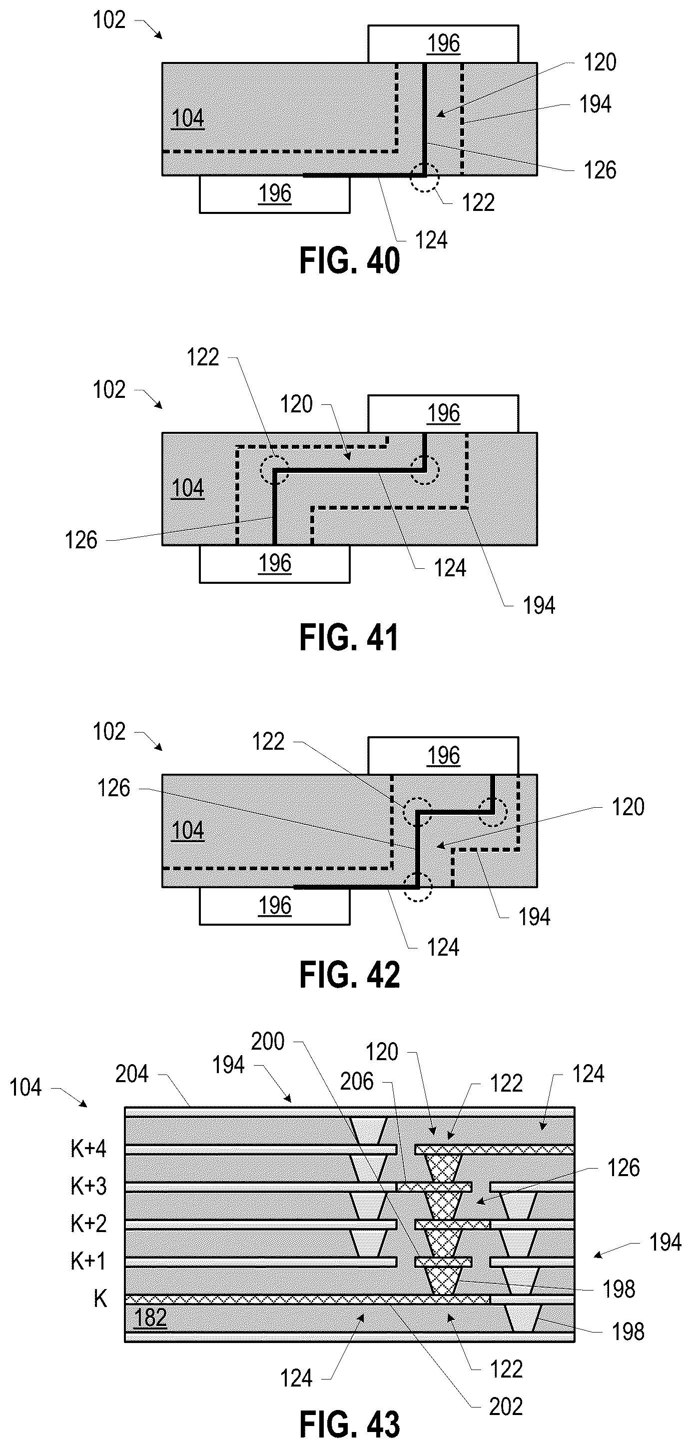 Patent US12107314 Figure 16 – Microelectronic support for millimeter-wave communication including a transmission line trace and via pad spaced apart from a respective anti-trace and anti-pad