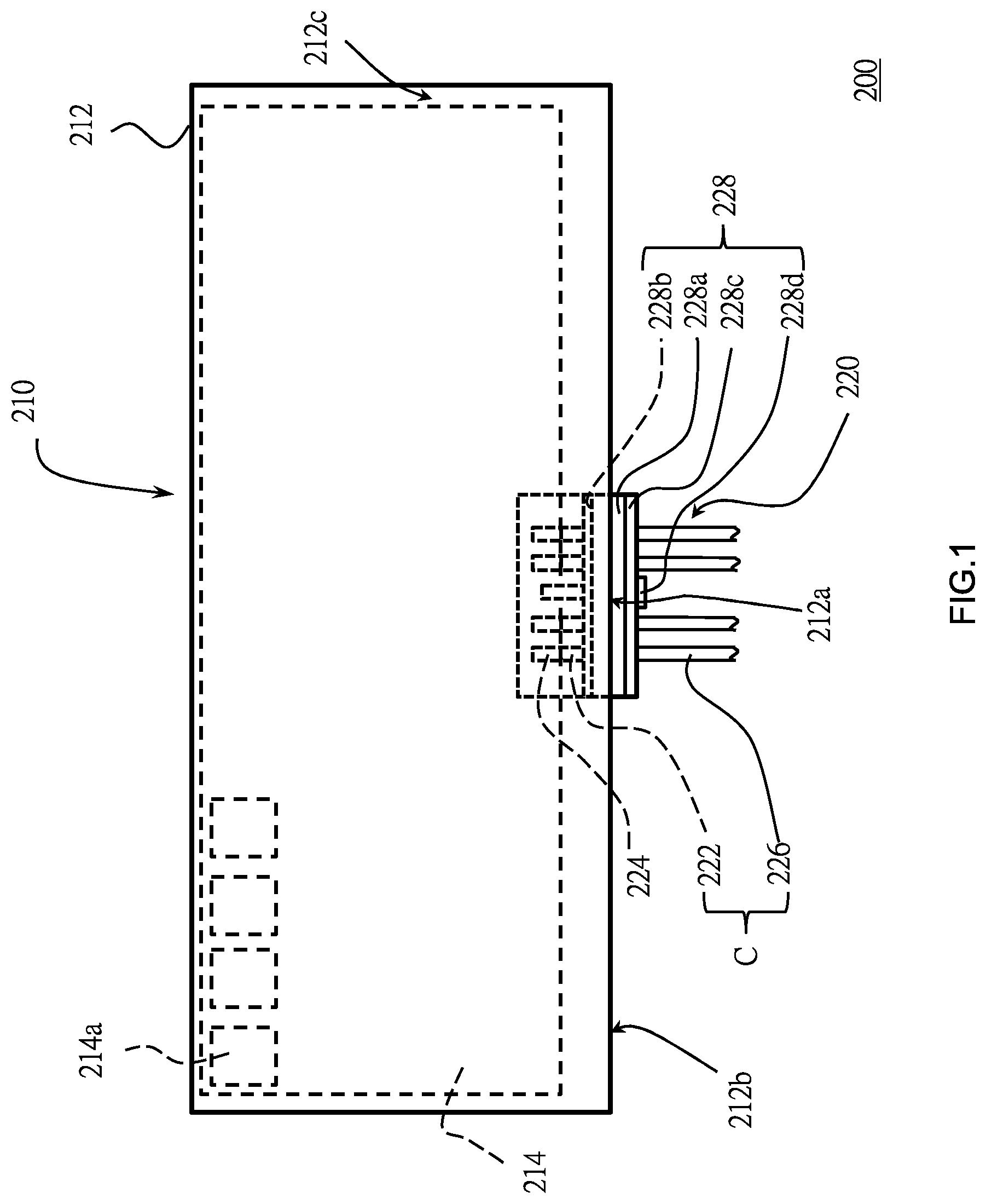 Patent US12107315 — Water-resistant element, external connection wire module, and antenna box module — Figure 1