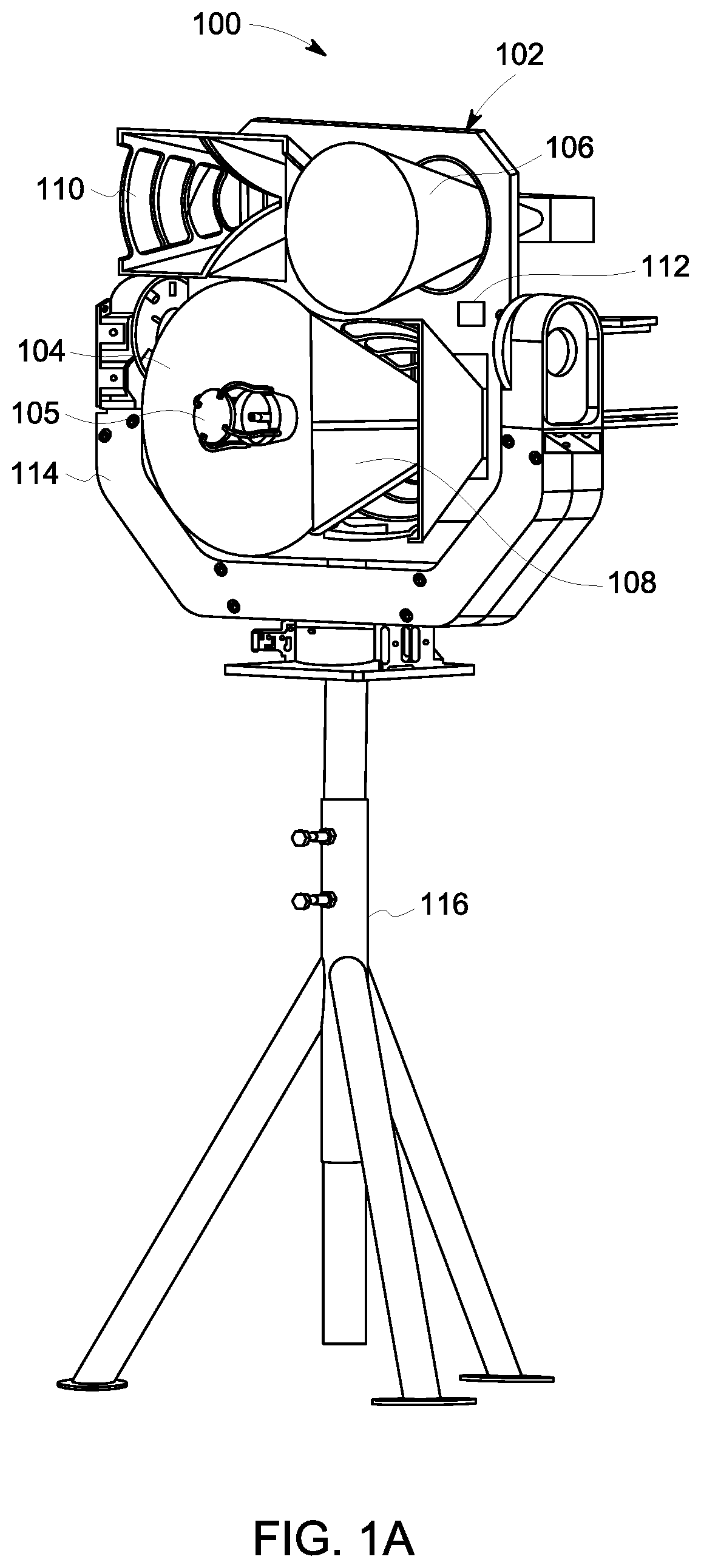 Patent US12107341 Figure 1 – Segmented ultra-wideband antenna system and method of operating the same