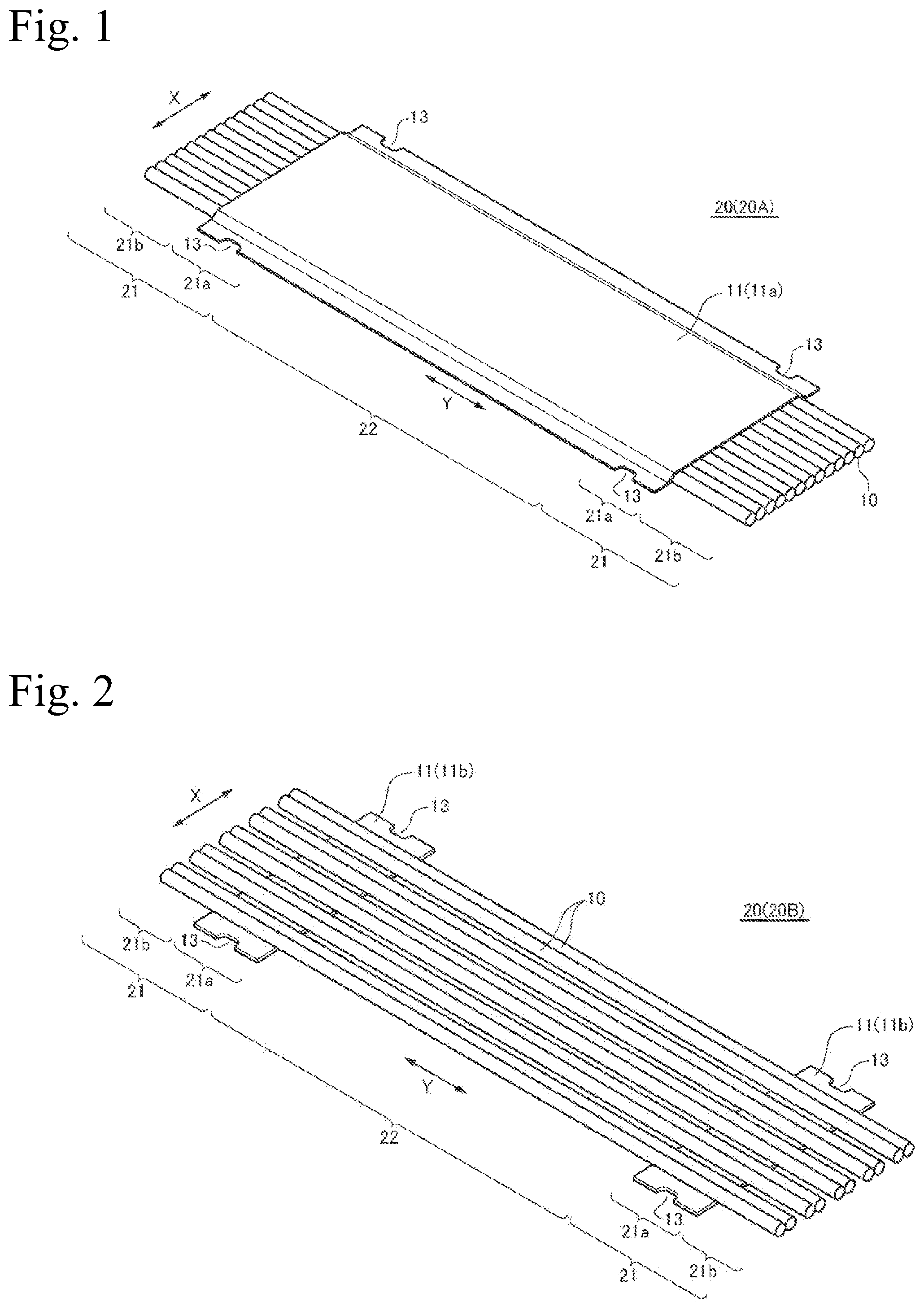 Patent US12107354 — Coaxial flat cable — Figure 1