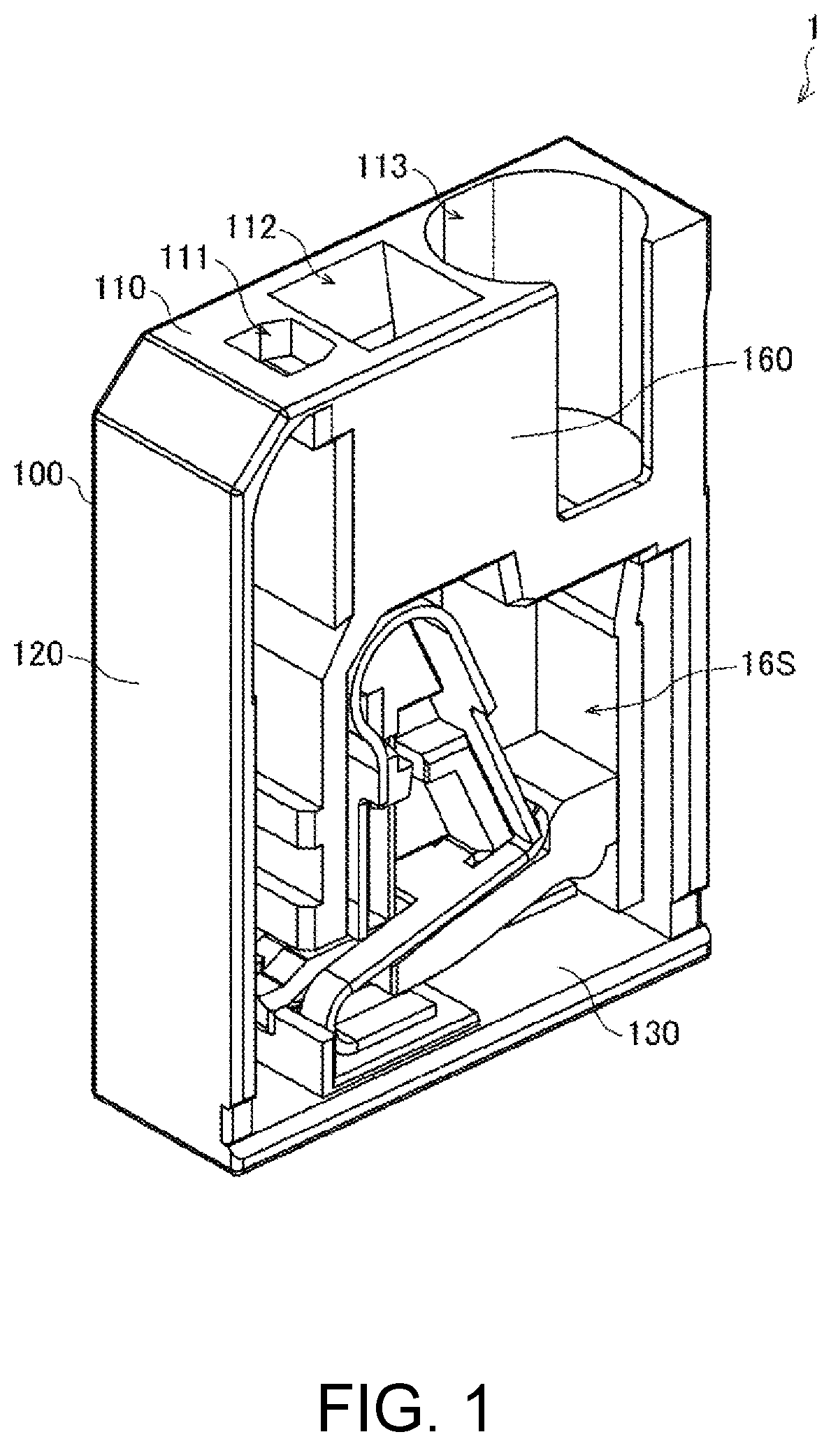 Patent US12107374 Figure 1 – Terminal block