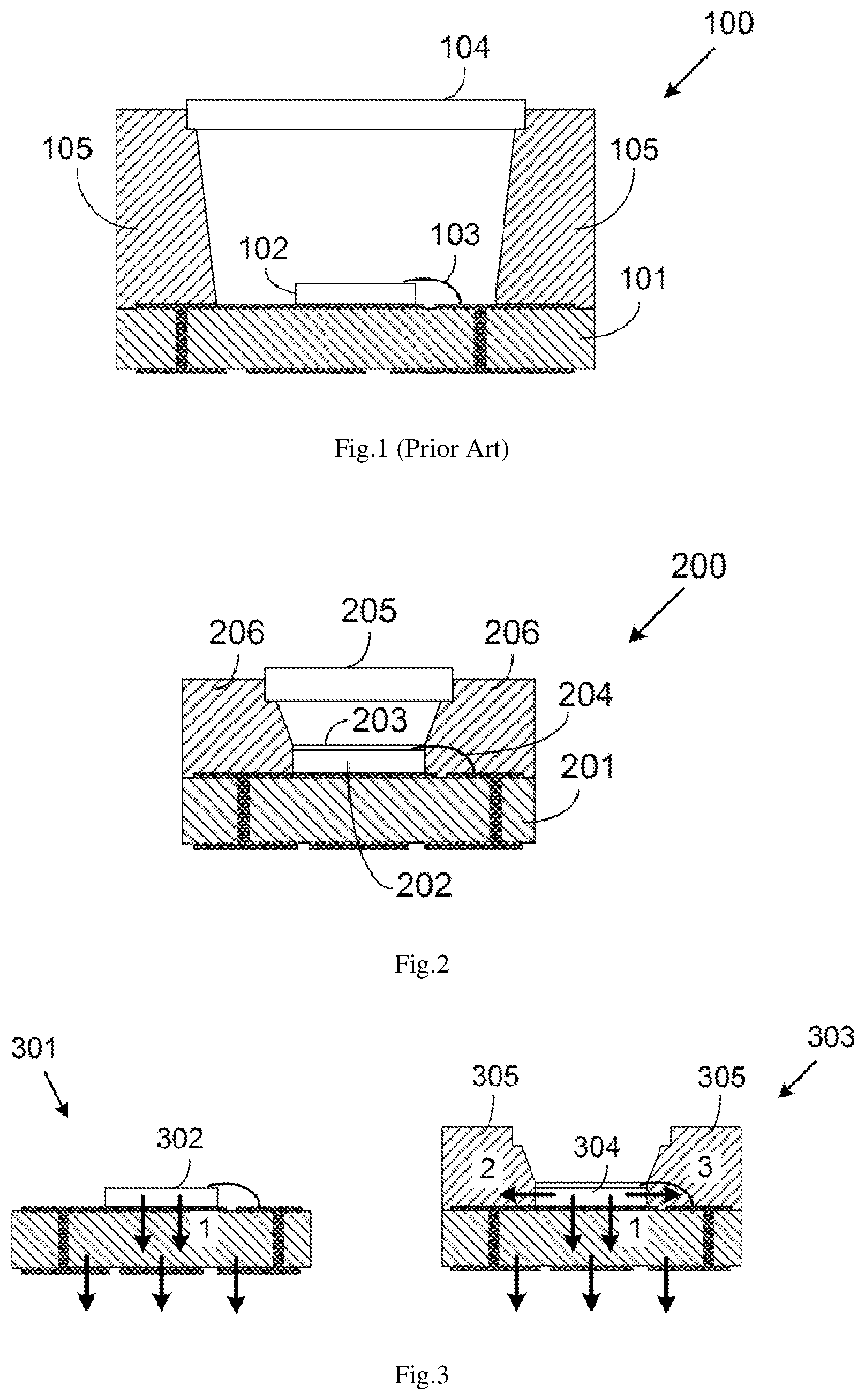 Patent US12107387 — Vertical cavity surface emitting laser (VCSEL) array package and manufacturing method — Figure 1