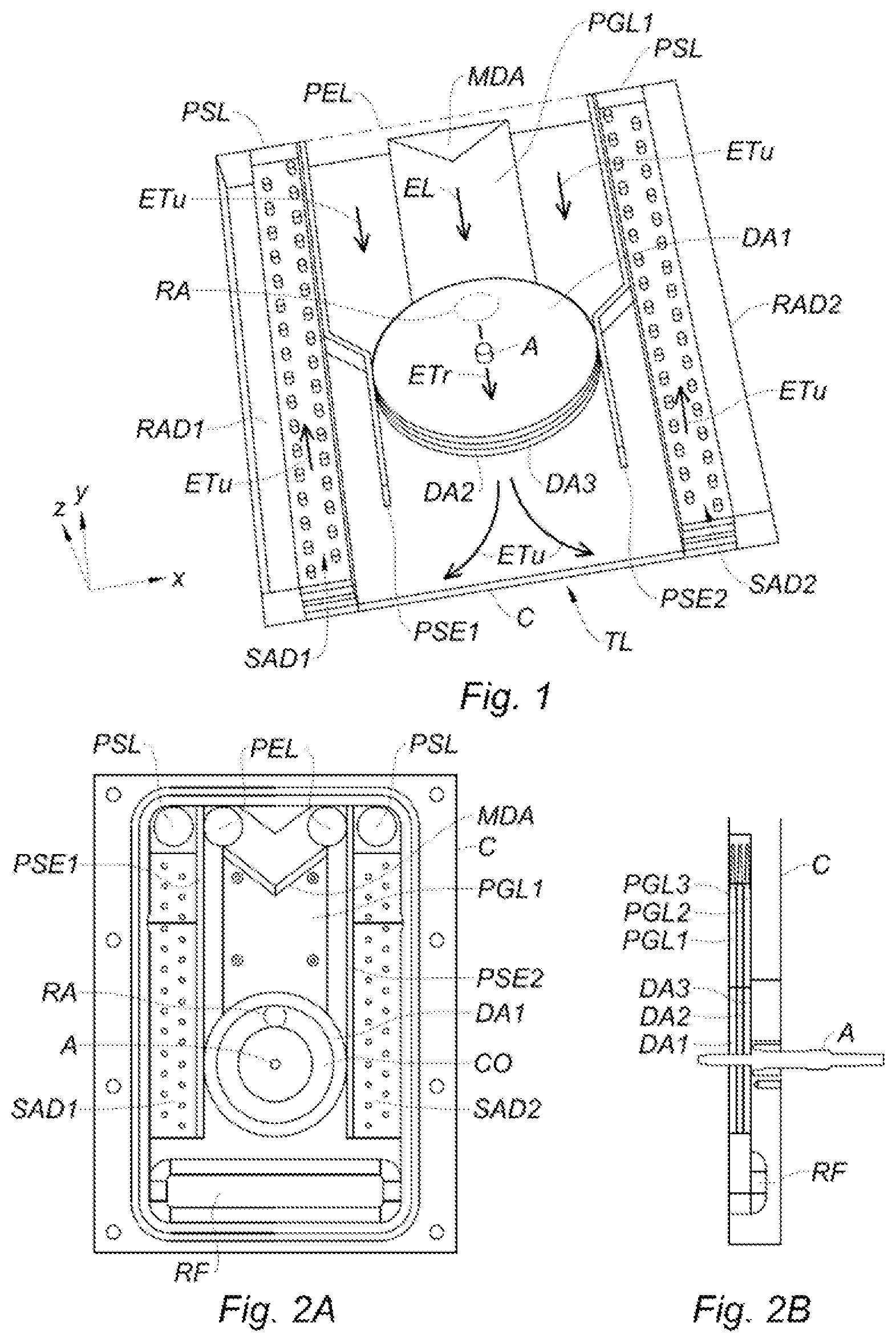 Patent US12107389 — High-power laser amplifier head — Figure 1