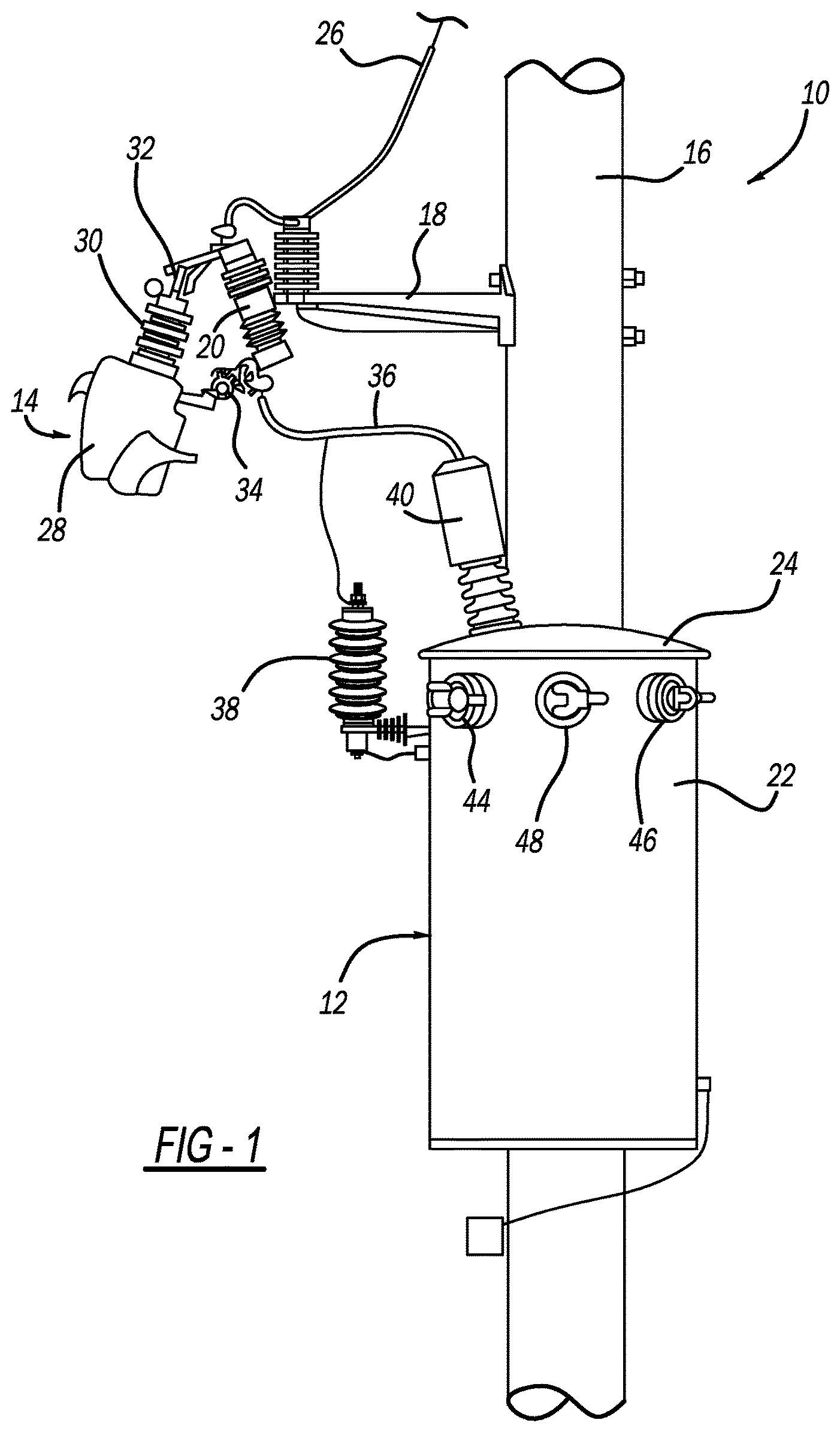 Patent US12107410 — Transformer overcurrent protection — Figure 1