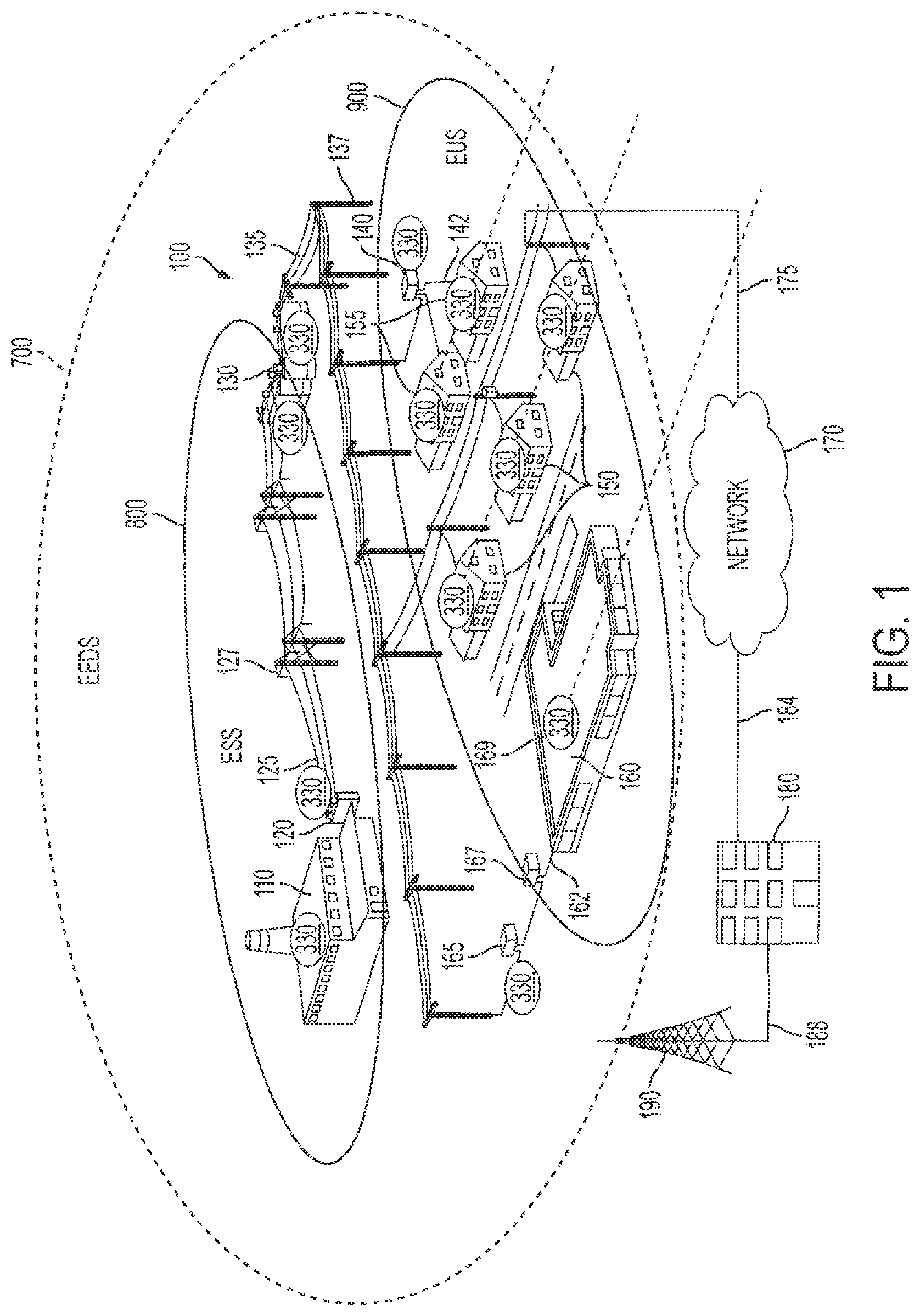 Patent US12107422 — Systems and methods for volt-ampere reactive control and optimization — Figure 1