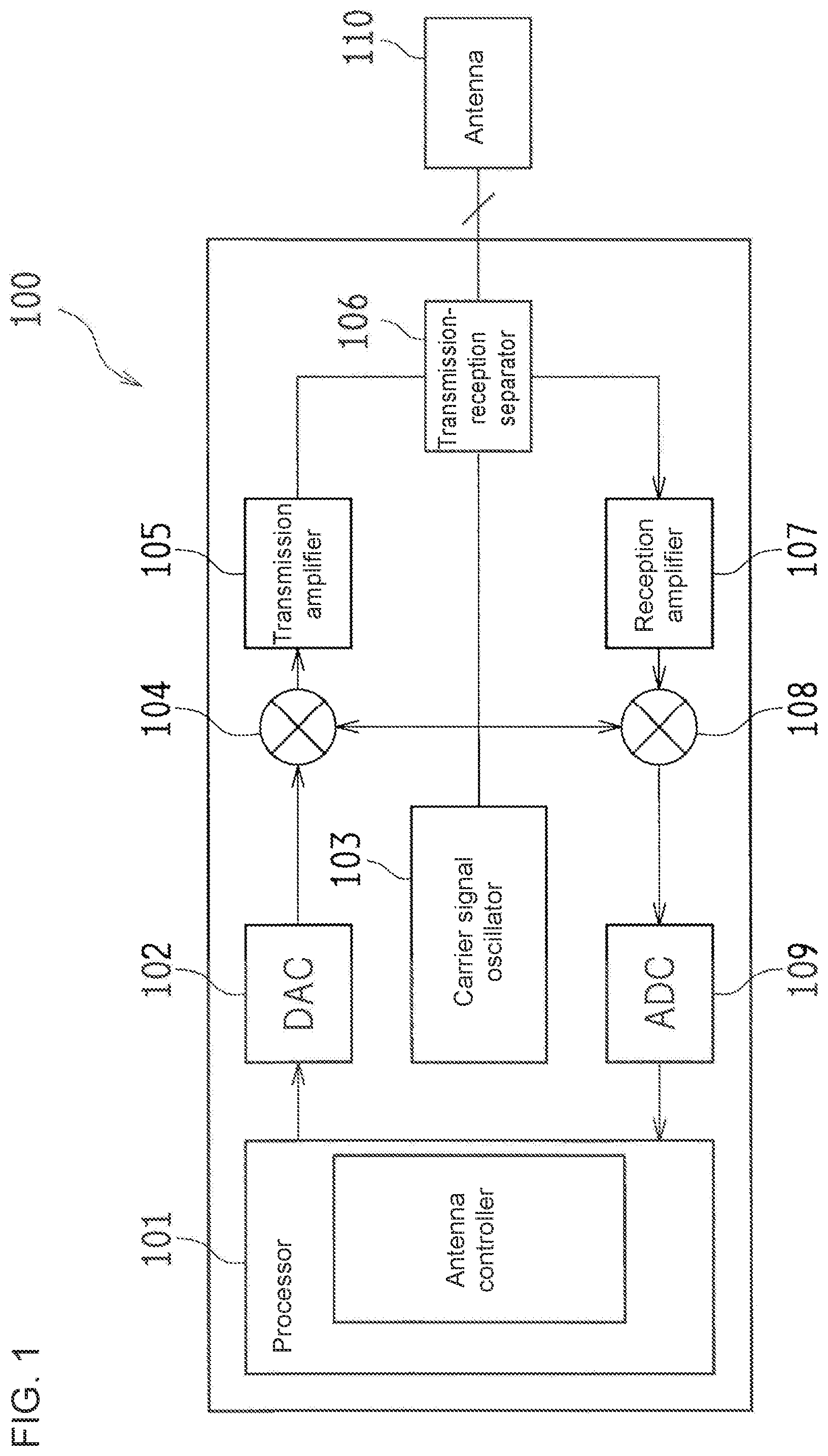 Patent US12107437 Figure 1 – Wireless power transmitter and wireless power transmission system with adjusted power amplification during communication