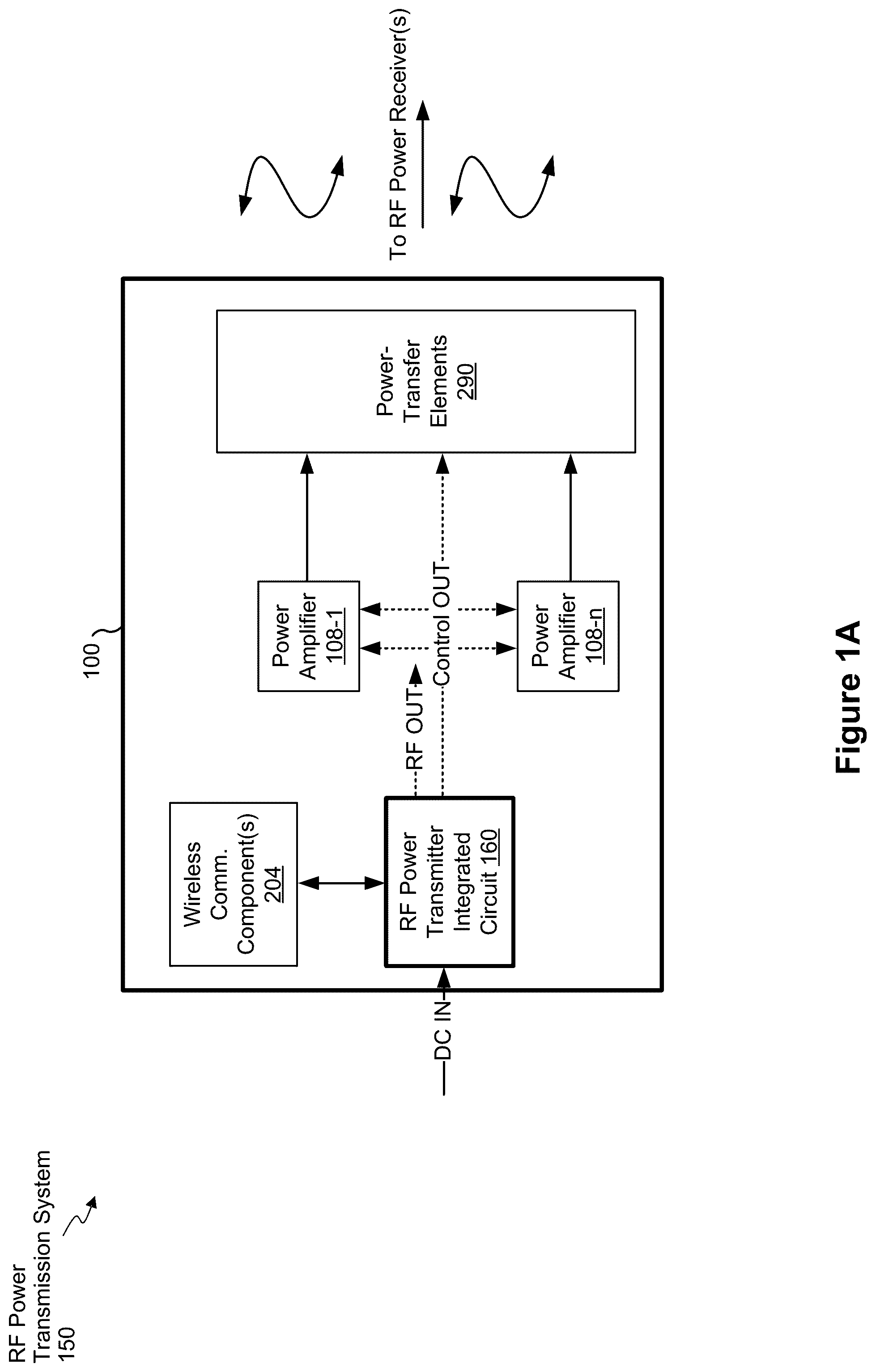 Patent US12107441 — Systems and methods for detecting wireless power receivers and other objects at a near-field charging pad — Figure 1