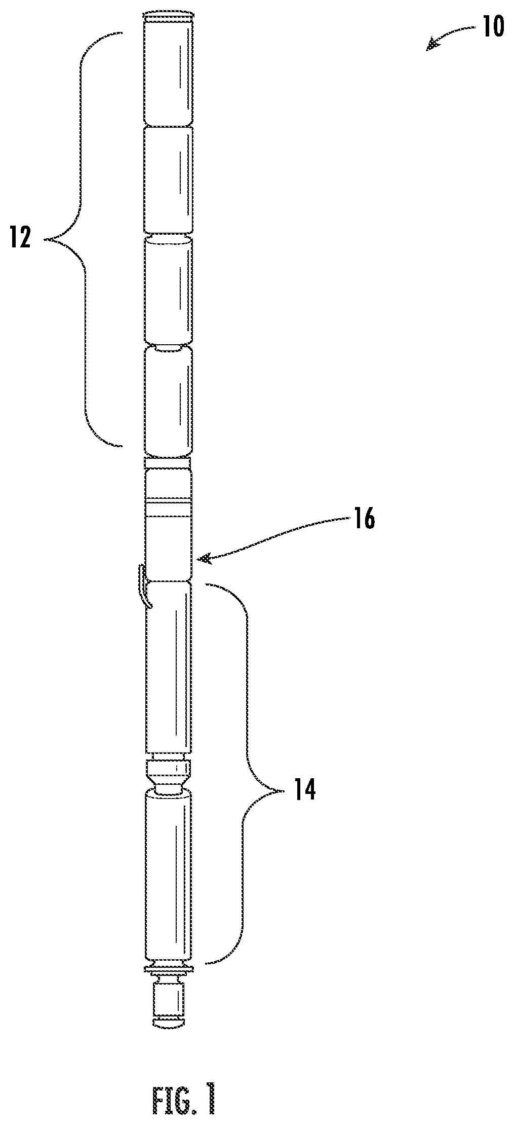 Patent US12107465 — Motor using permanent magnets and induction windings for use with an electrical submersible pump — Figure 1