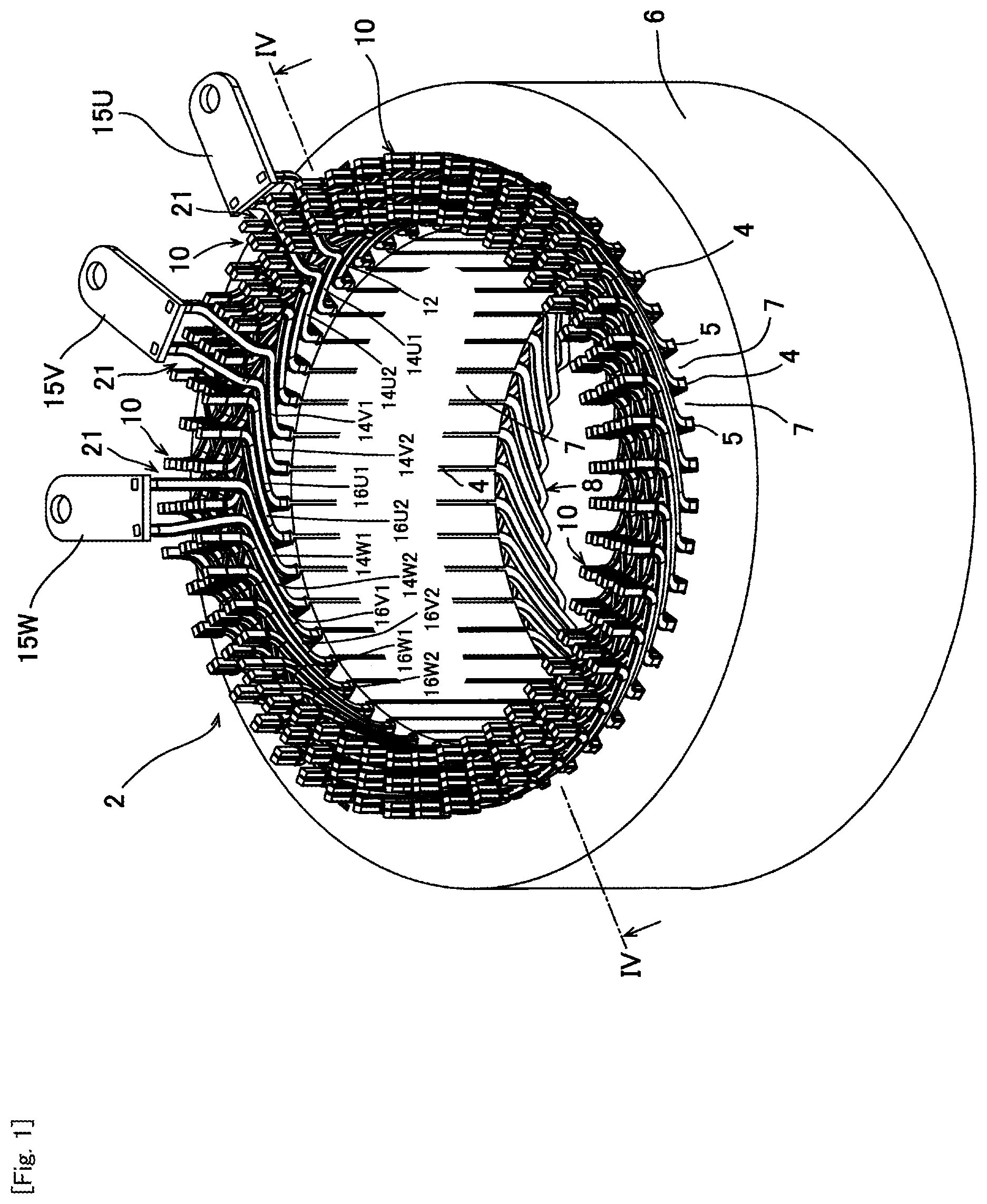 Patent US12107466 — Twisting method of coil segments, twisting jig and twisting apparatus — Figure 1