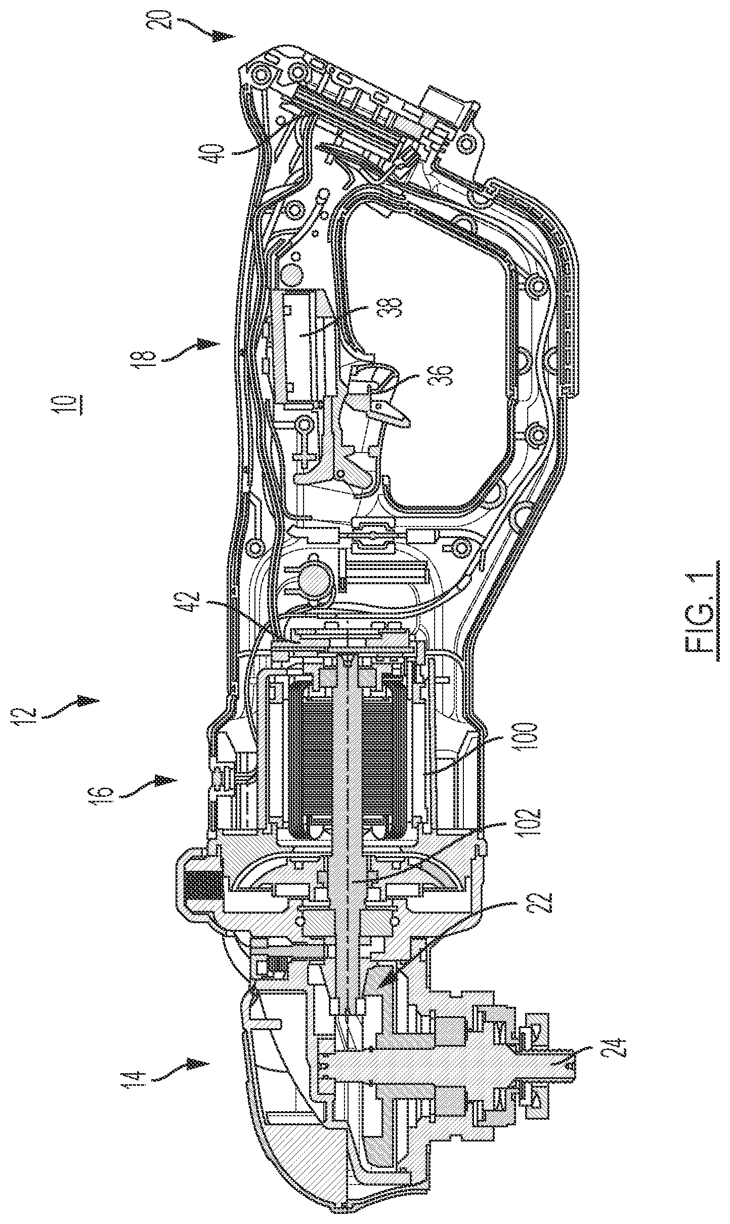 Patent US12107468 — Brushless DC motor having high power density for power tool — Figure 1