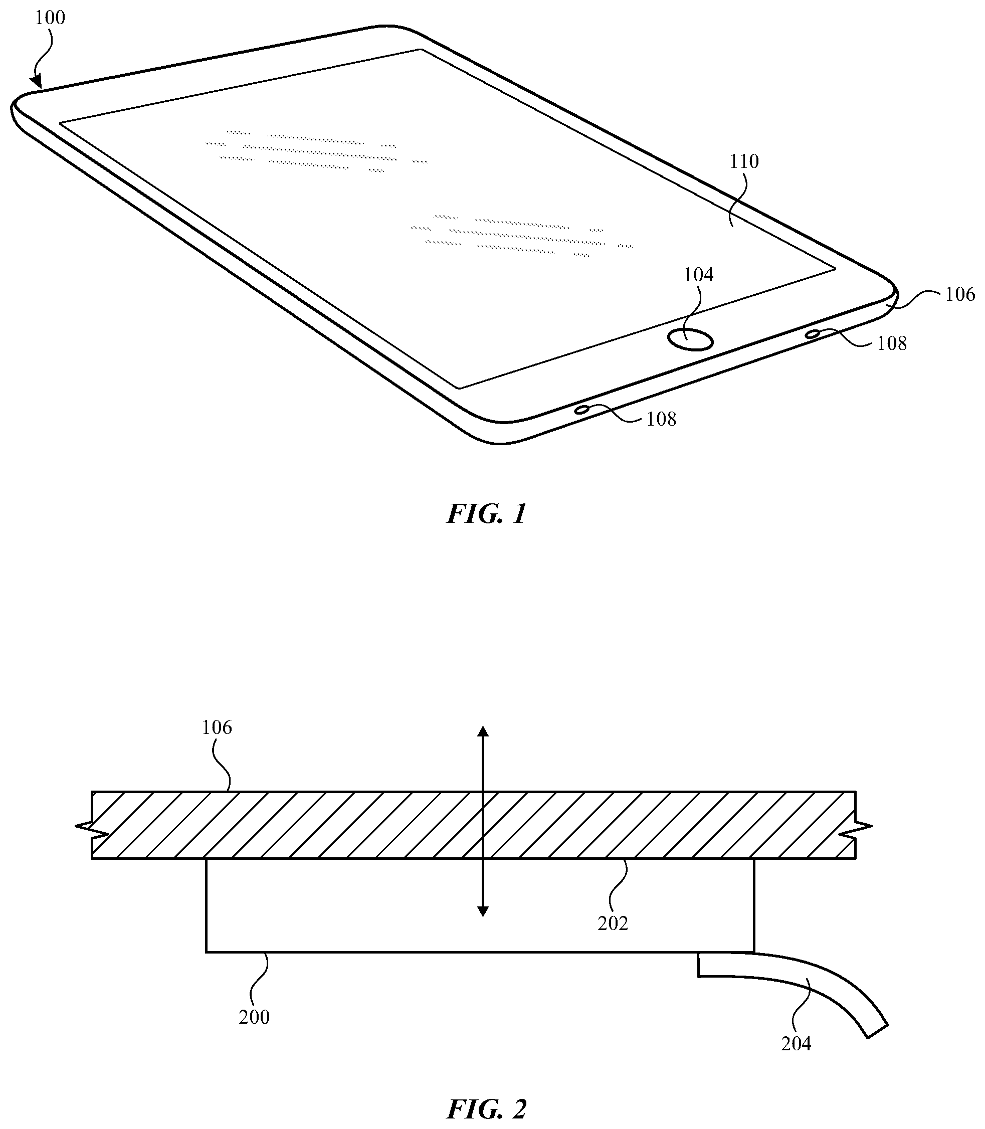 Patent US12107472 — Shaker for electronic device — Figure 1