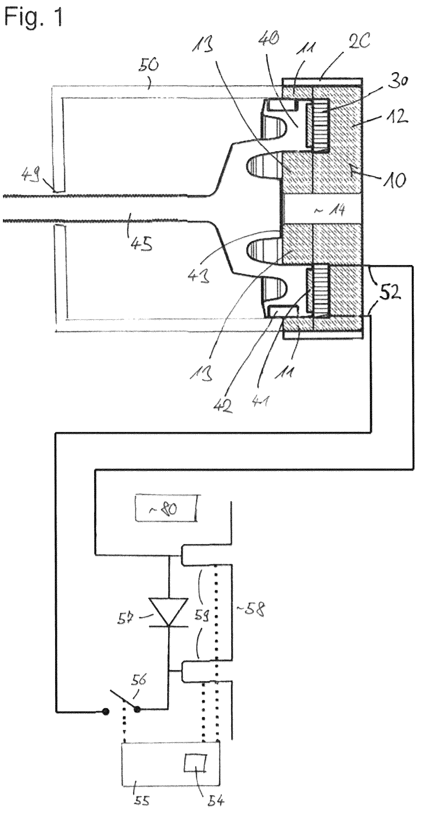 Patent US12107473 — Electrodynamic drive — Figure 1