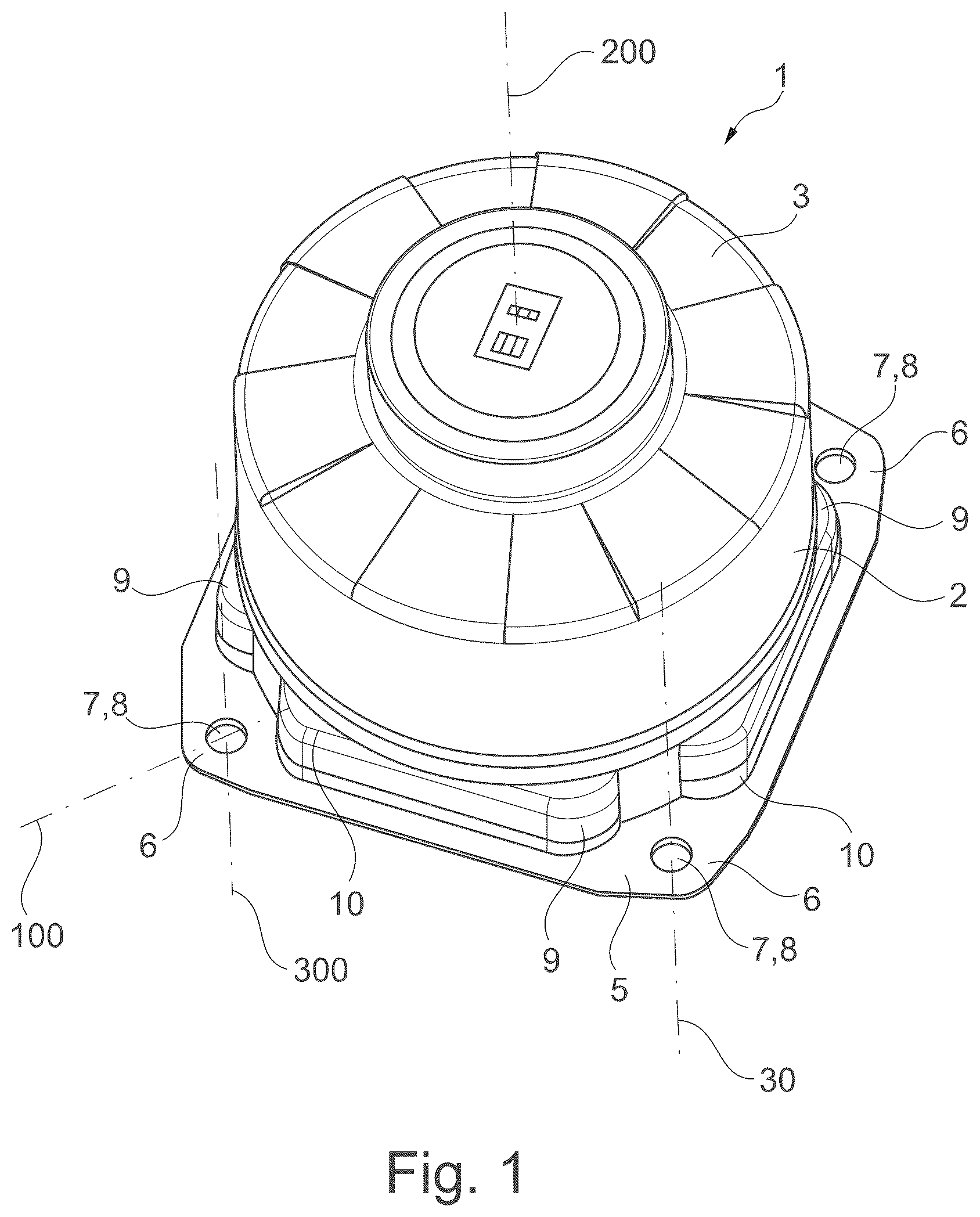 Patent US12107478 — Electric motor with deep drawn motor housing — Figure 1