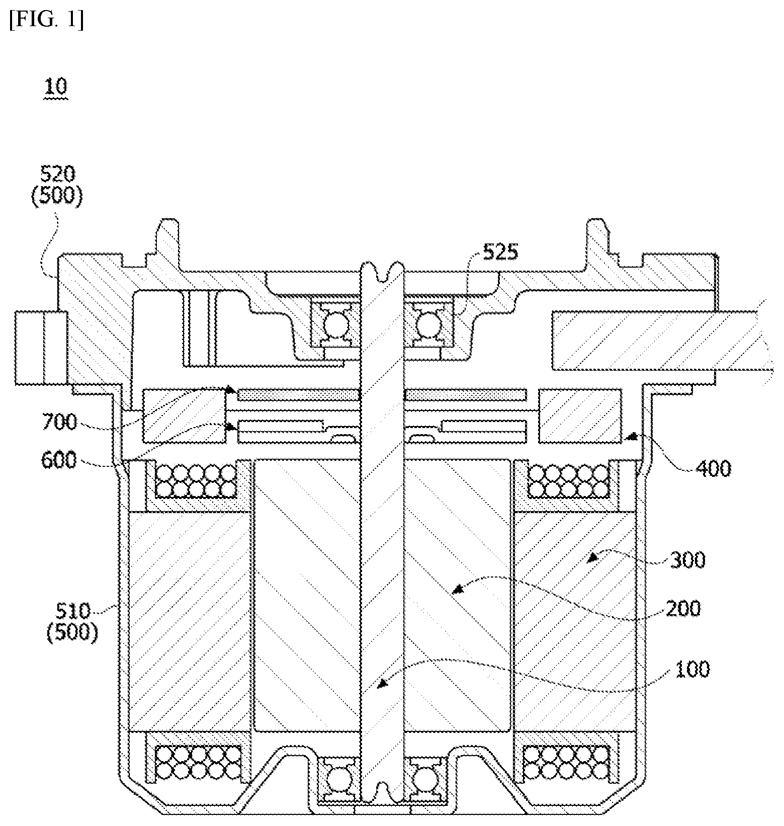 Patent US12107480 — Motor — Figure 1