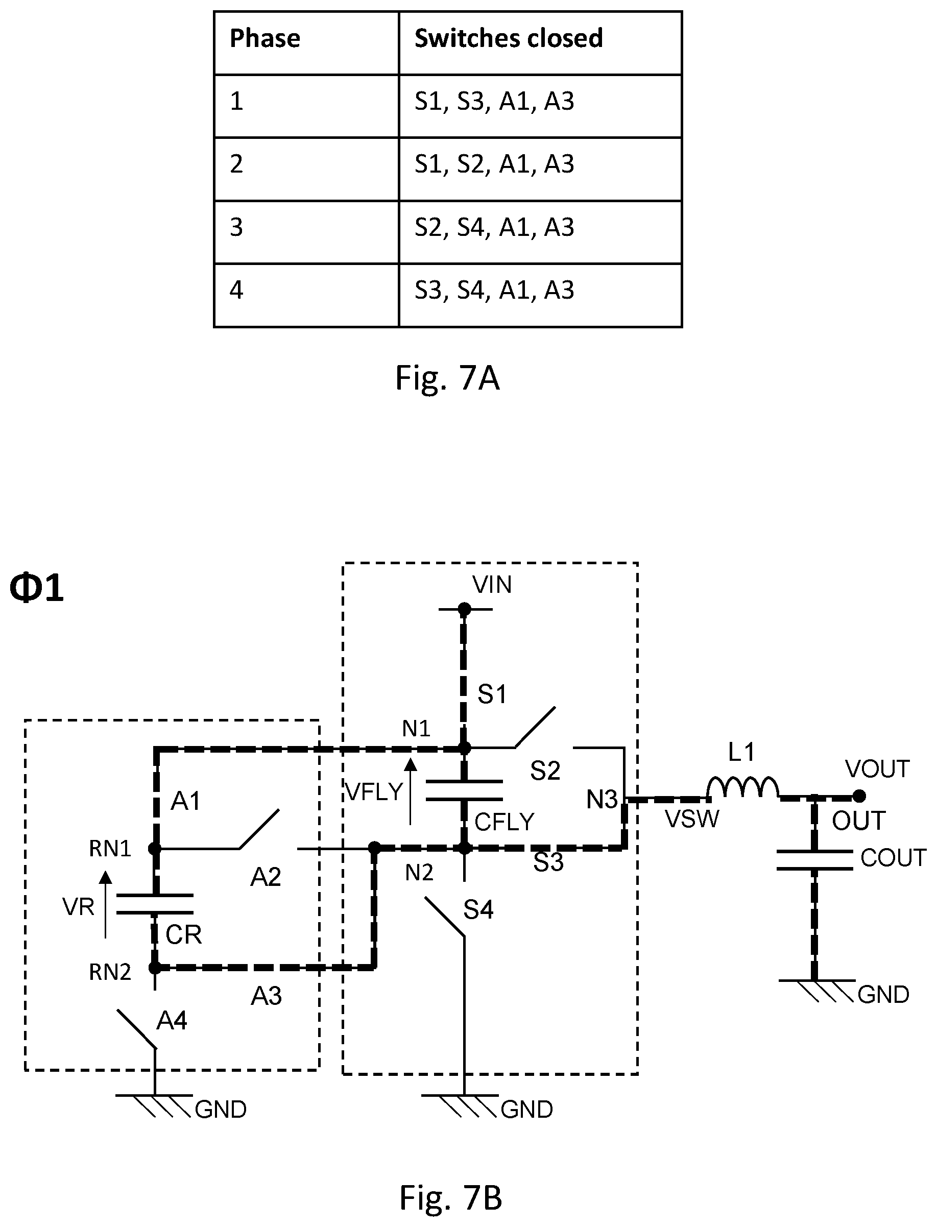 Patent US12107494 Figure 9 – DC-DC converter with reservoir circuitry
