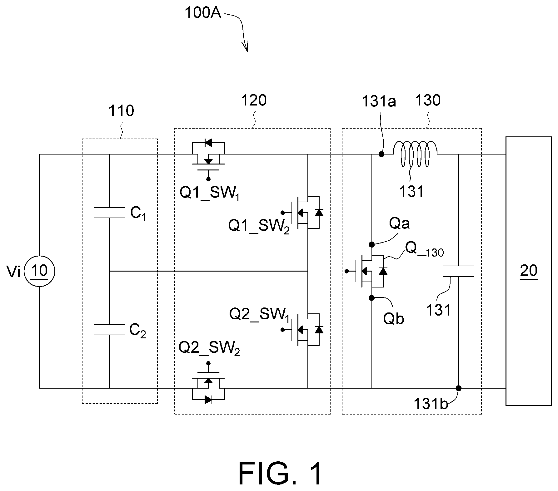 Patent US12107503 — Multi-stage buck converter — Figure 1