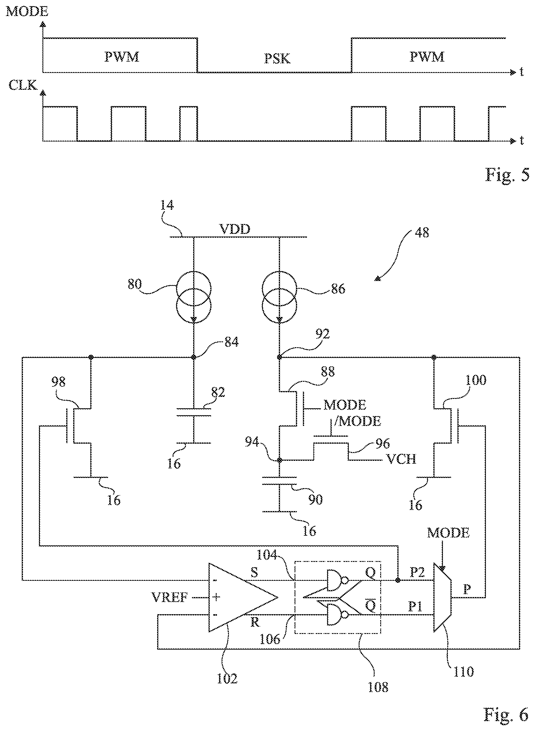 Patent US12107504 Figure 5 – Synchronization of an electronic device