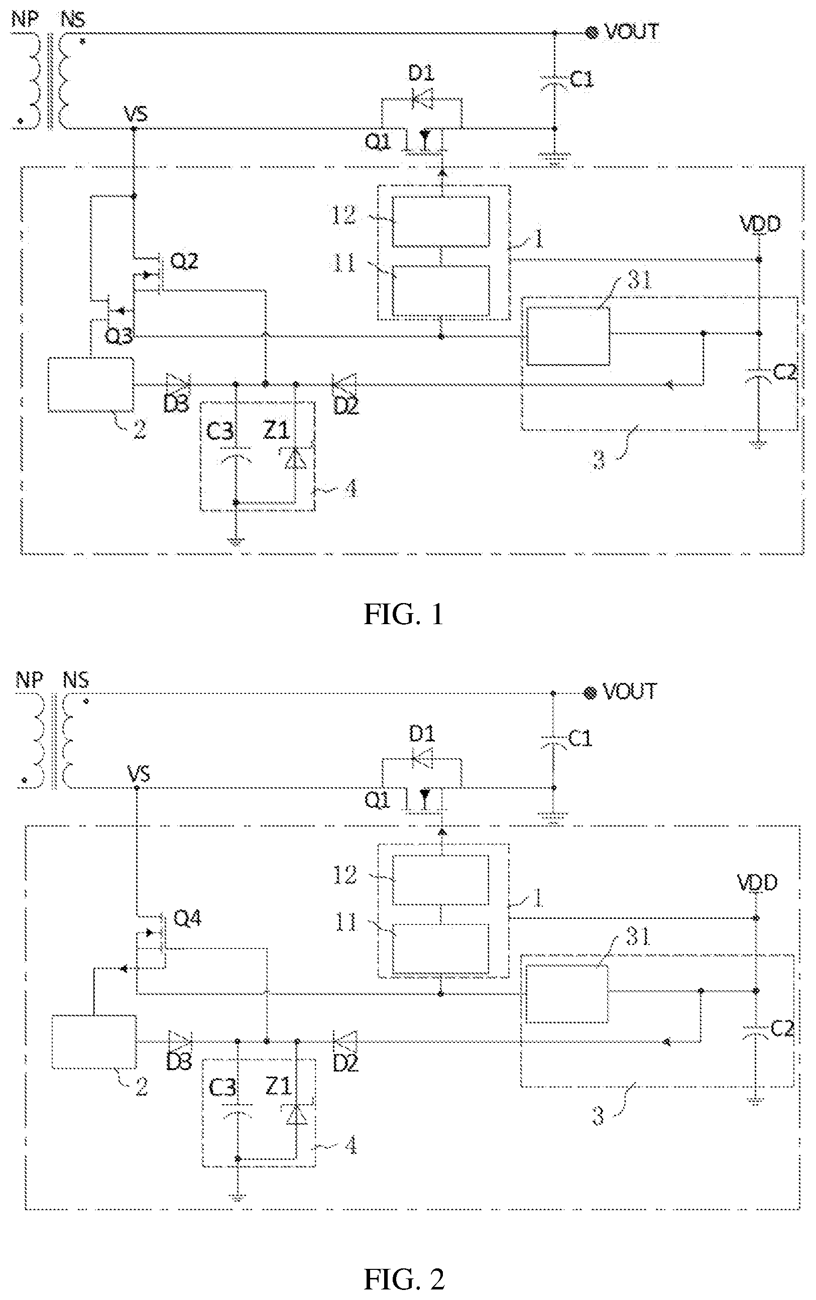 Patent US12107508 — Synchronous rectification sampling control circuit, method and chip — Figure 1