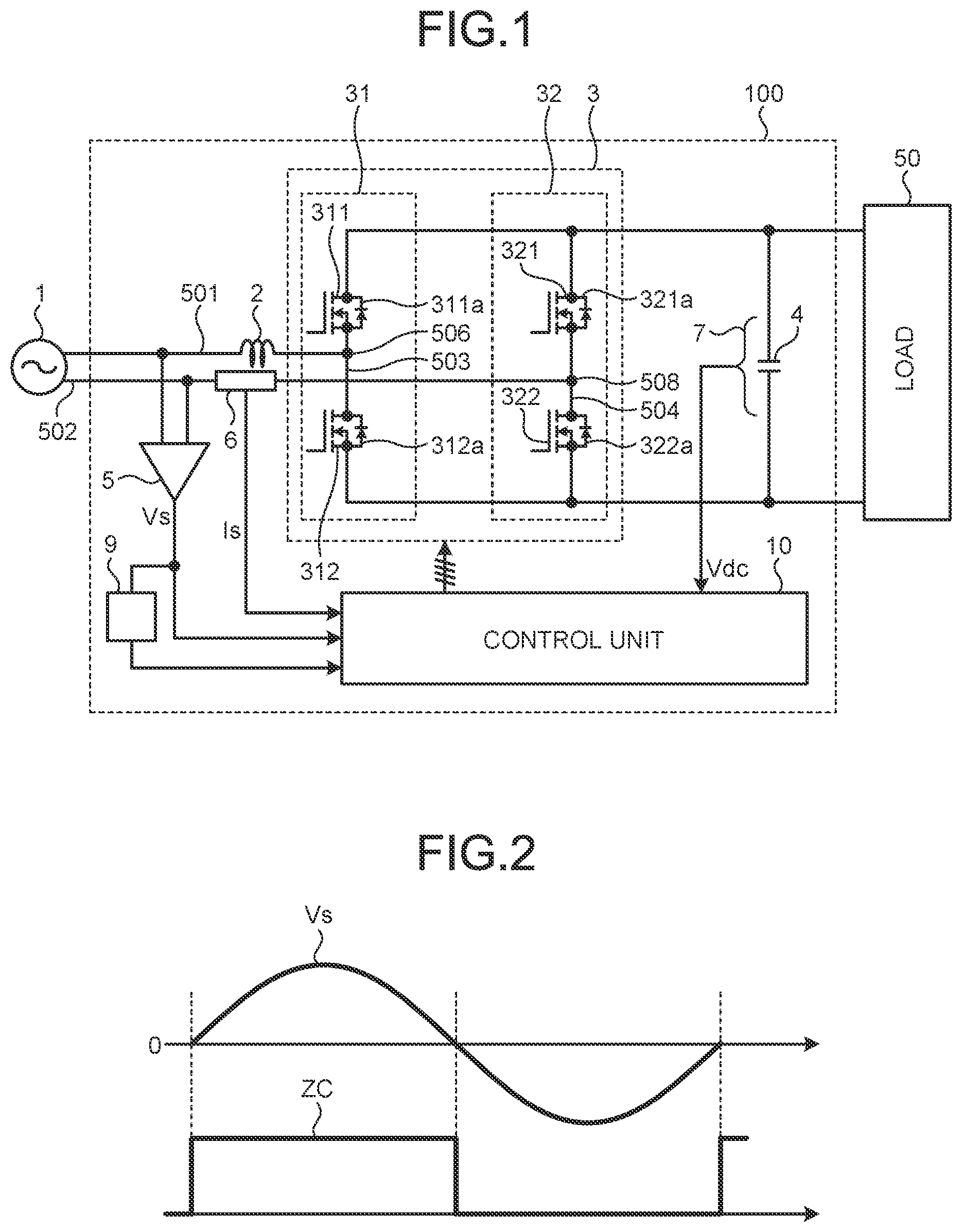 Patent US12107510 — Power converting apparatus, and motor driving apparatus — Figure 1