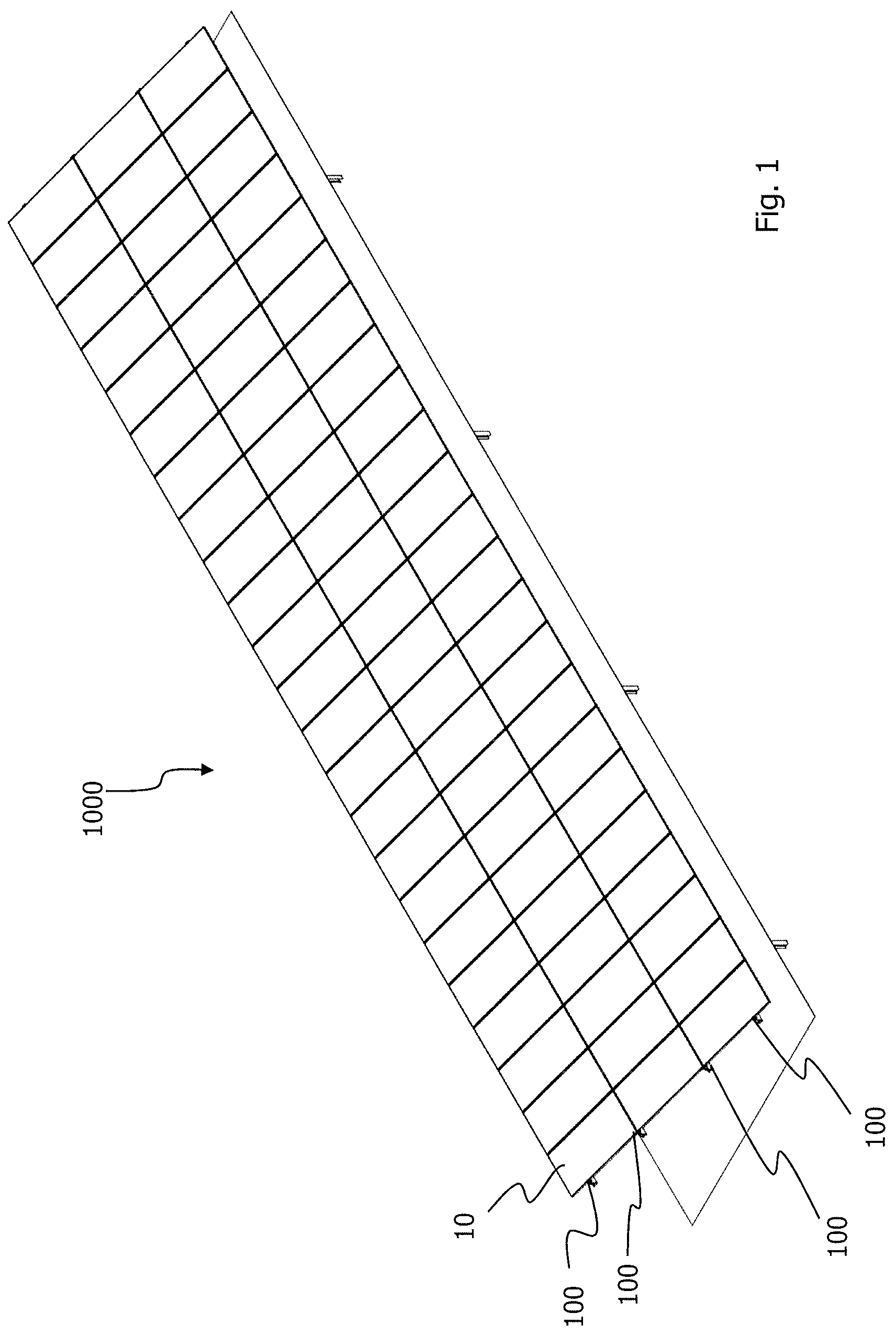 Patent US12107531 — Longitudinal profile and module clamp for a mounting system for solar modules, and a mounting system of such a type — Figure 1