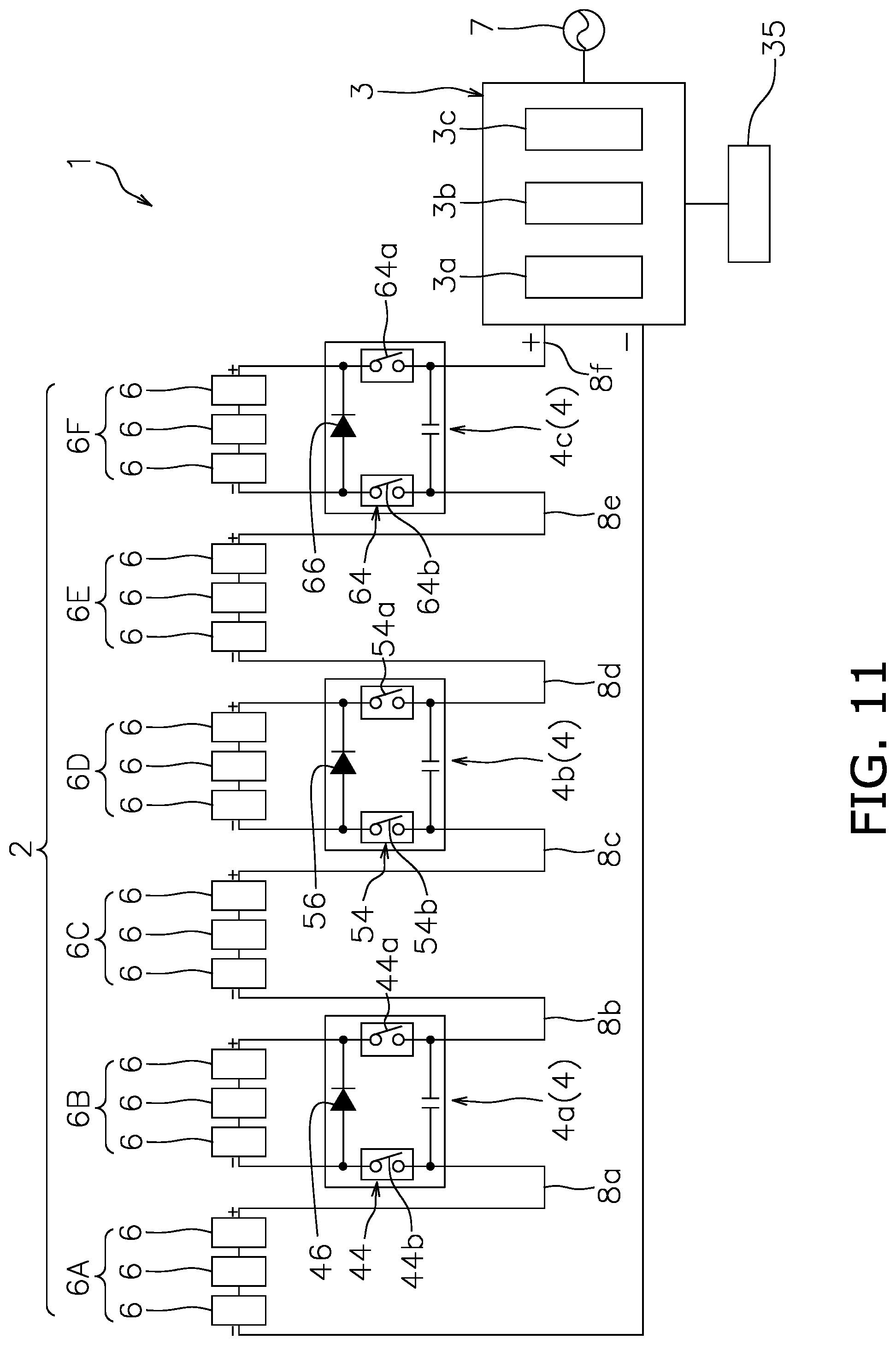 Patent US12107537 Figure 11 – Solar power generation system