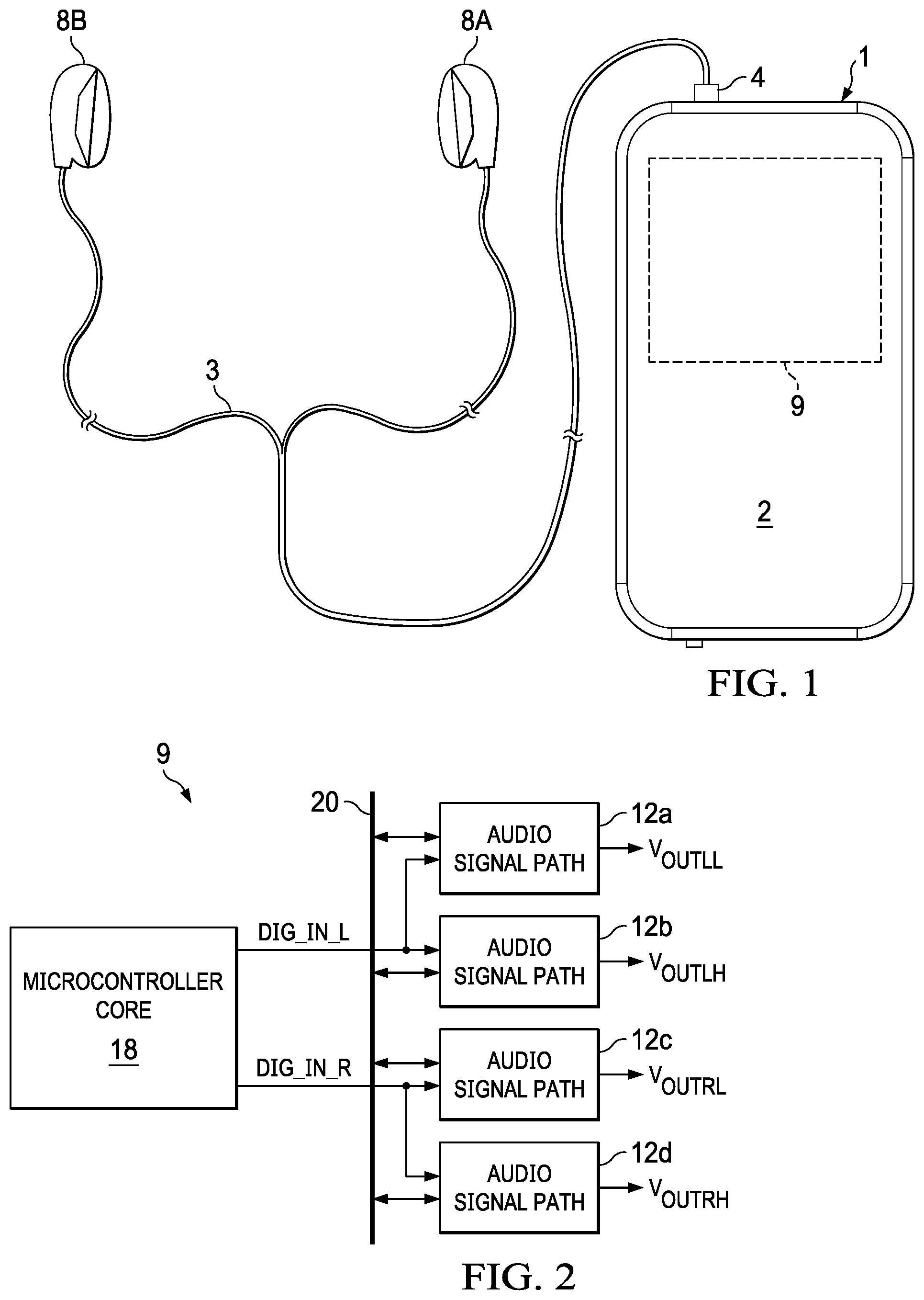 Patent US12107551 — Dual-domain power distribution system in a mobile device — Figure 1