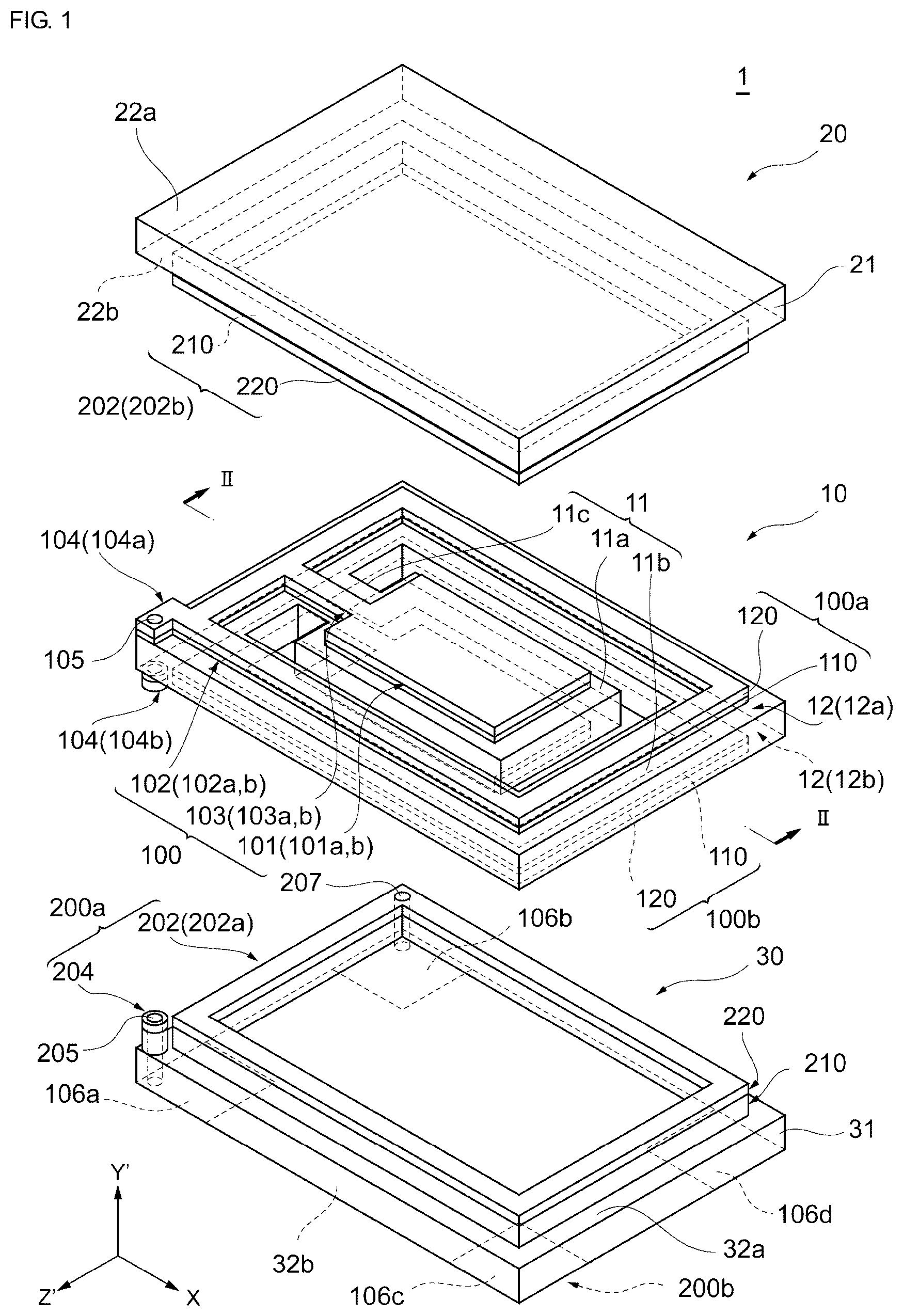 Patent US12107561 — Vibrator and method for manufacturing vibrator — Figure 1