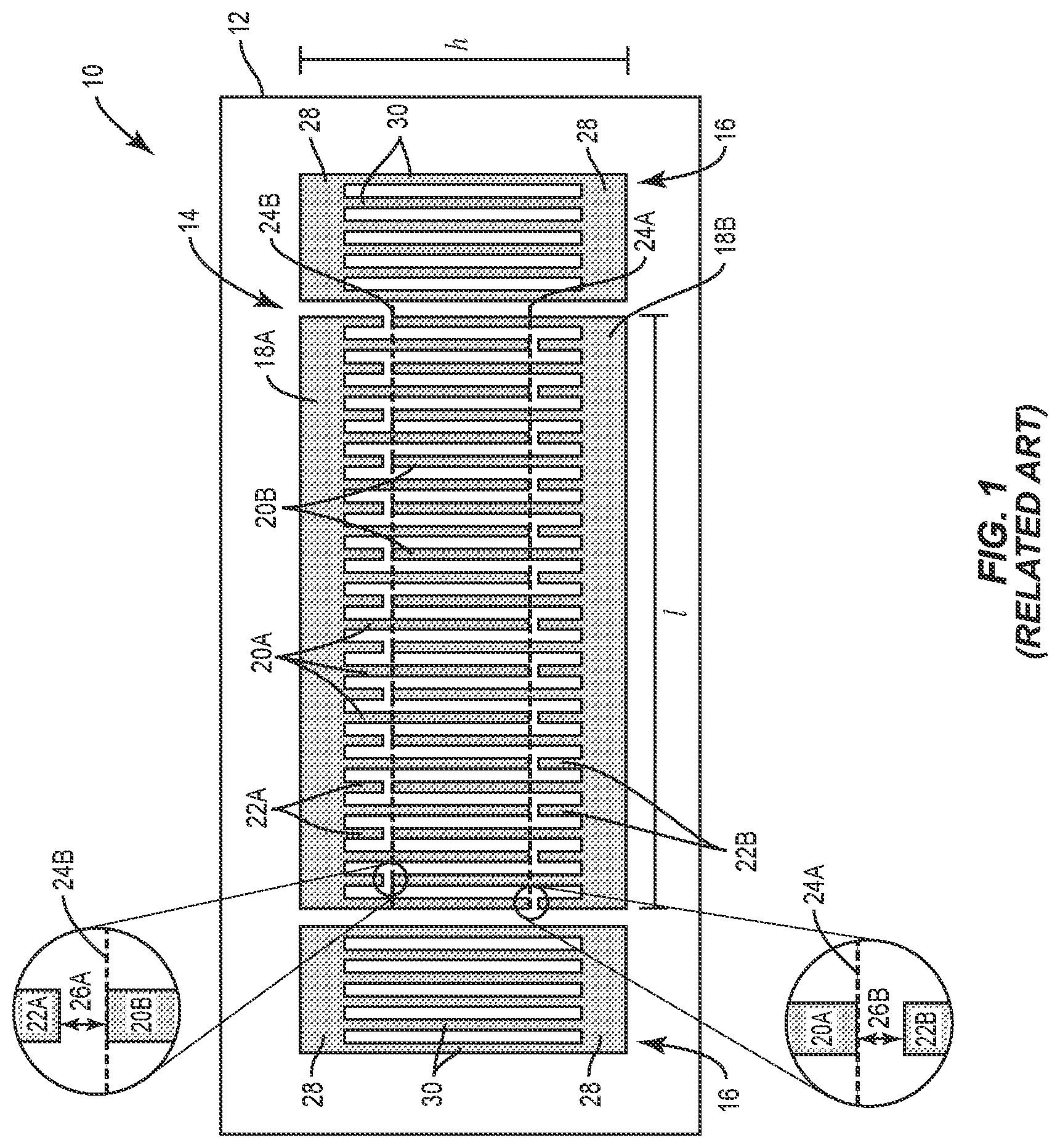 Patent US12107562 — Wave apodization for guided SAW resonators — Figure 1