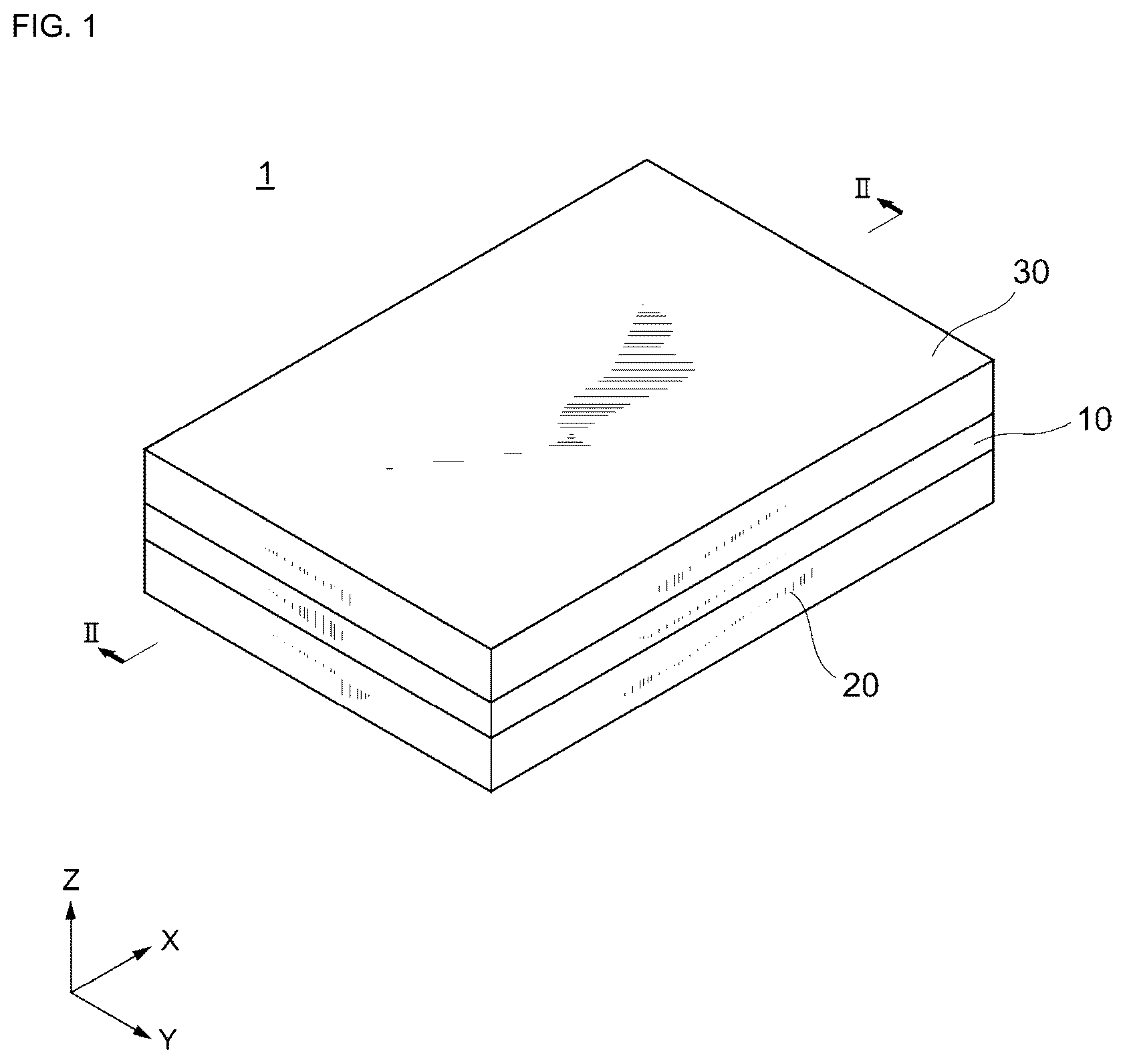 Patent US12107564 — Resonator and resonance device including the same — Figure 1