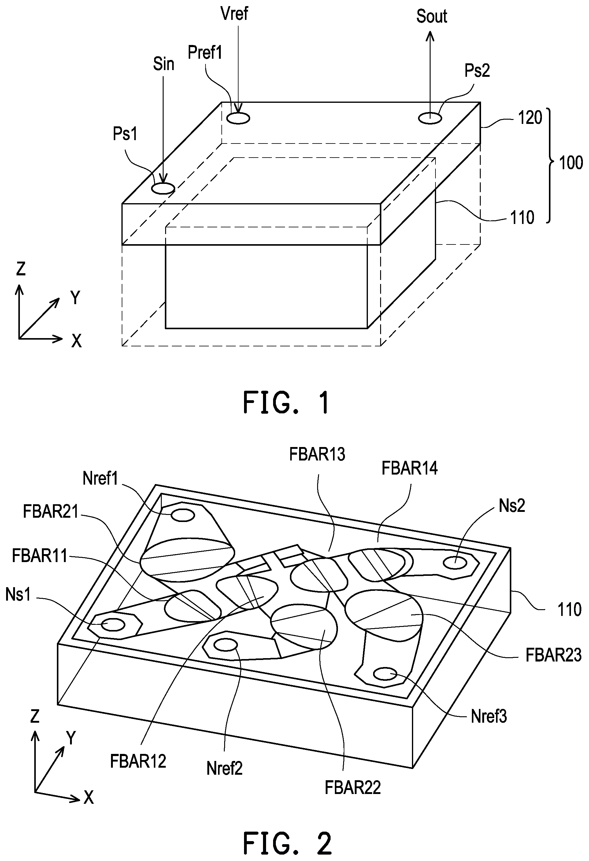 Patent US12107565 — Filter integrated circuit — Figure 1