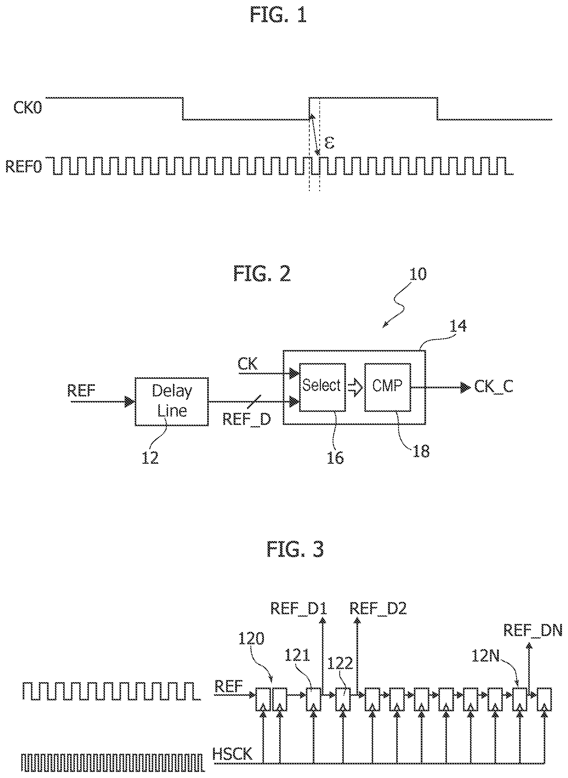 Patent US12107584 — Method and system of calibrating a clock signal — Figure 1