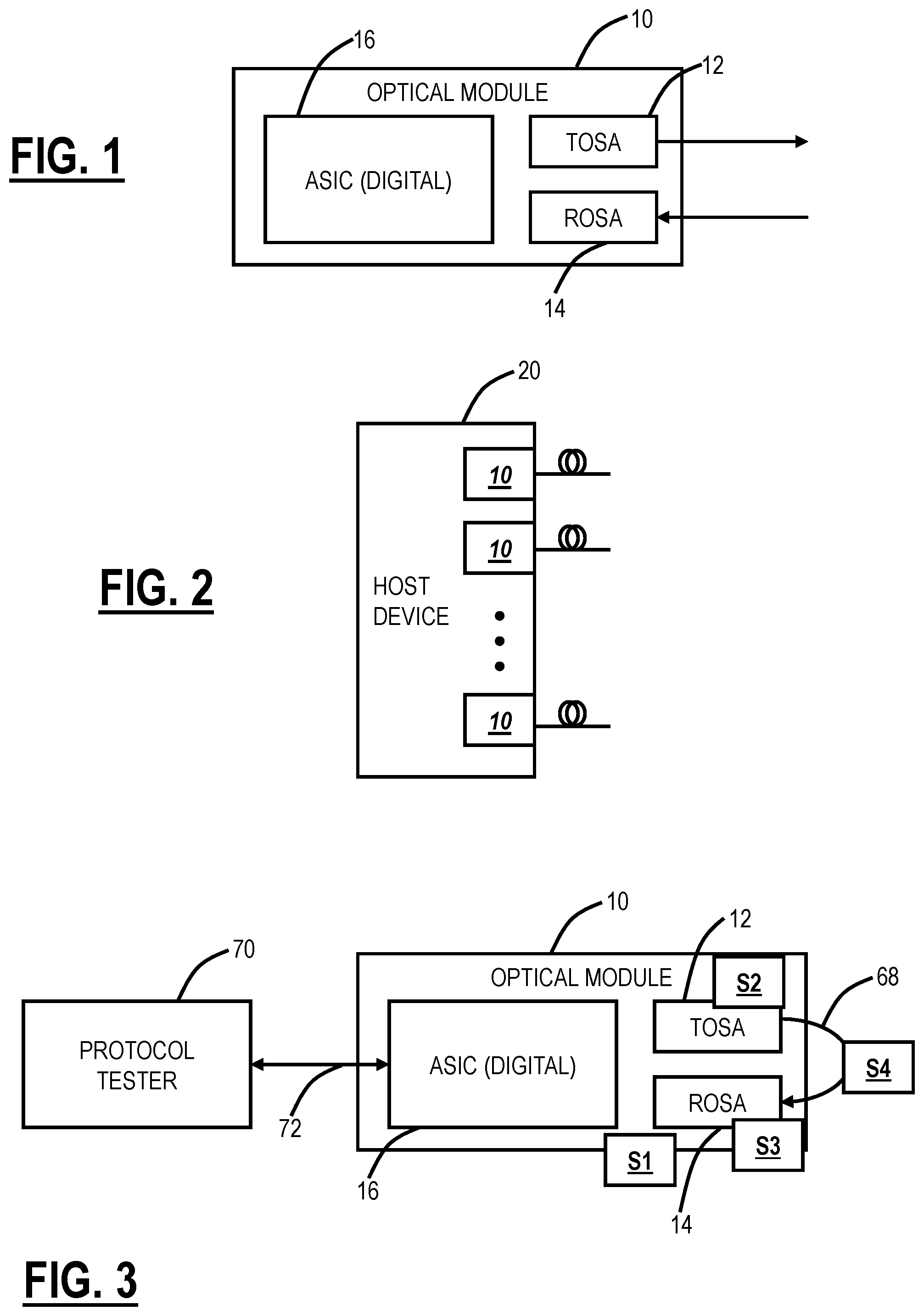 Patent US12107629 — Optical delay calibration of optical modules — Figure 1