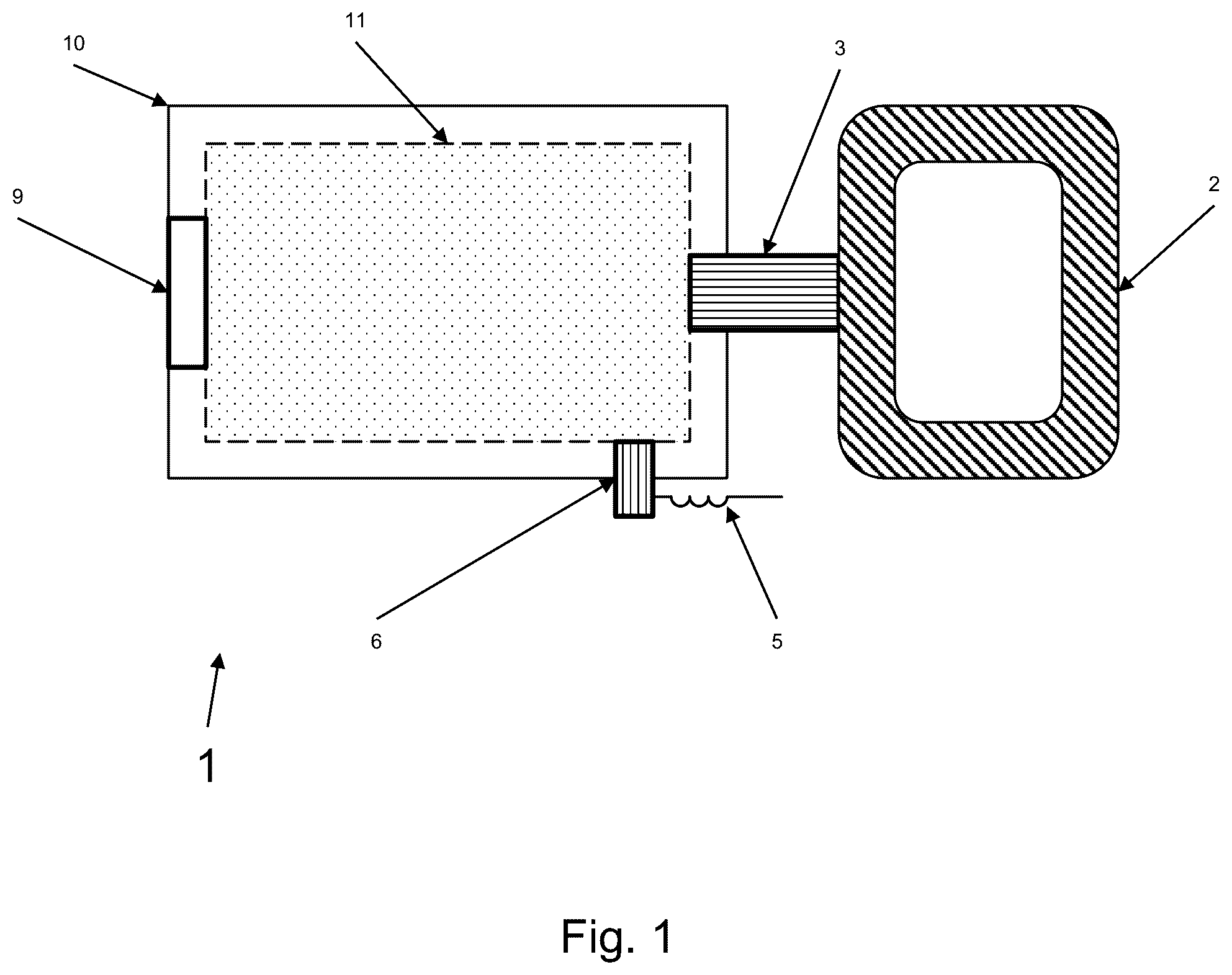 Patent US12107644 — Interface for power and data exchange with sensors system — Figure 1