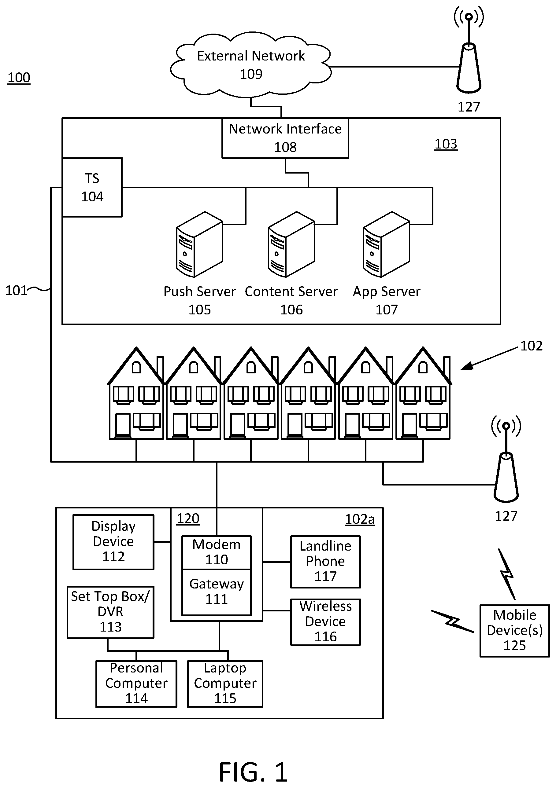 Patent US12107670 — Container based time differentials — Figure 1