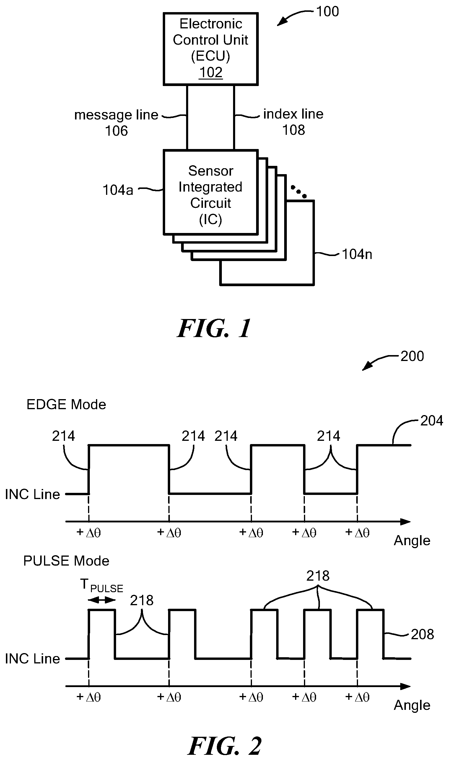Patent US12107710 — Sensor signaling of absolute and incremental data — Figure 1