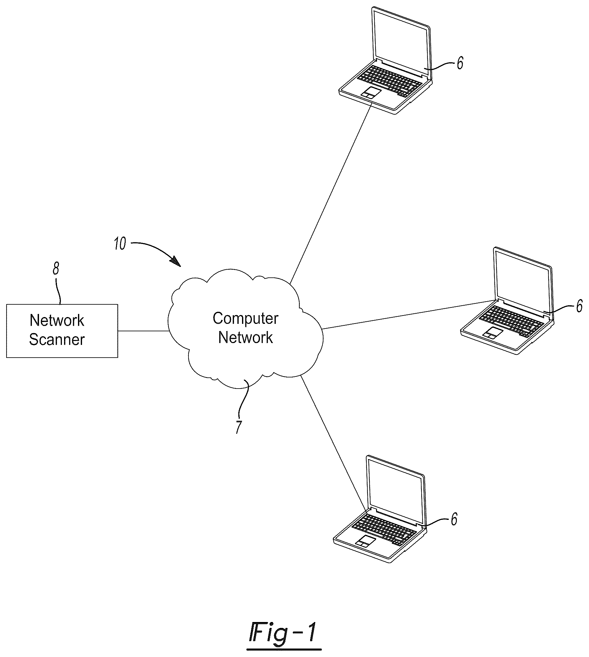 Patent US12107749 — Adaptive network probing using machine learning — Figure 1