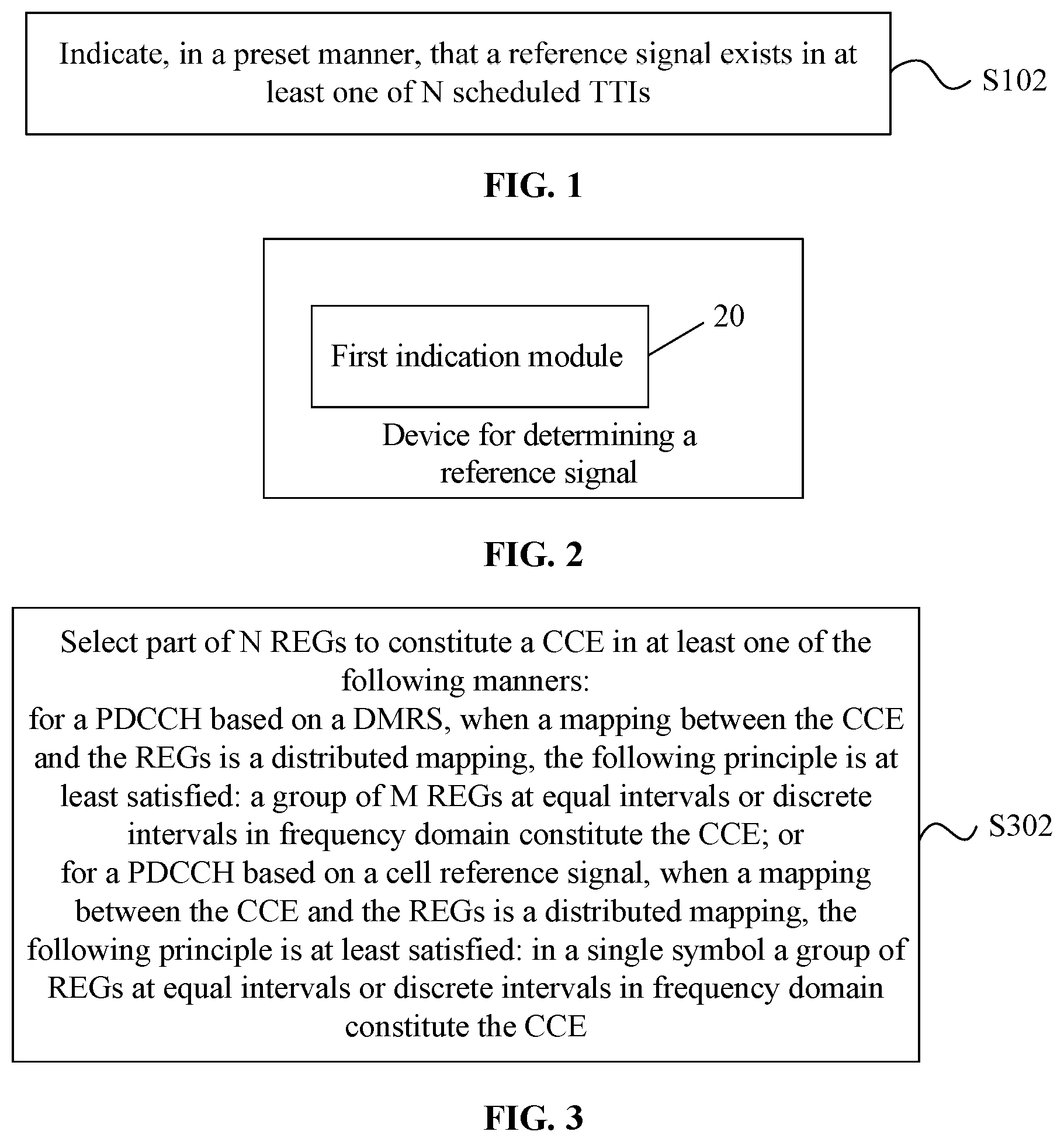 Patent US12107782 Figure 1 – Method and device for determining reference signal, method and device for determining control channel unit, and storage medium