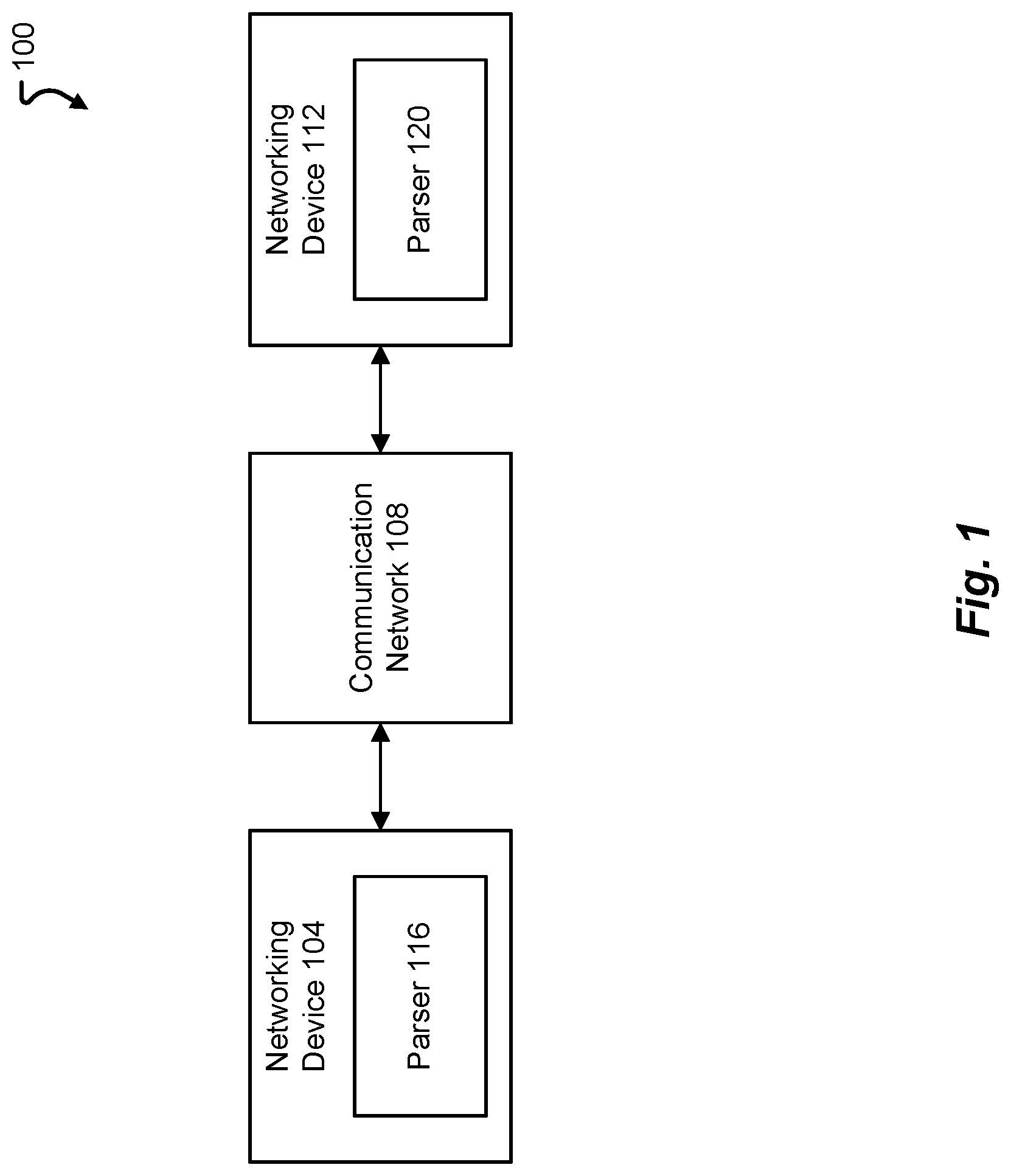 Patent US12107943 — Parsing using null header node — Figure 1