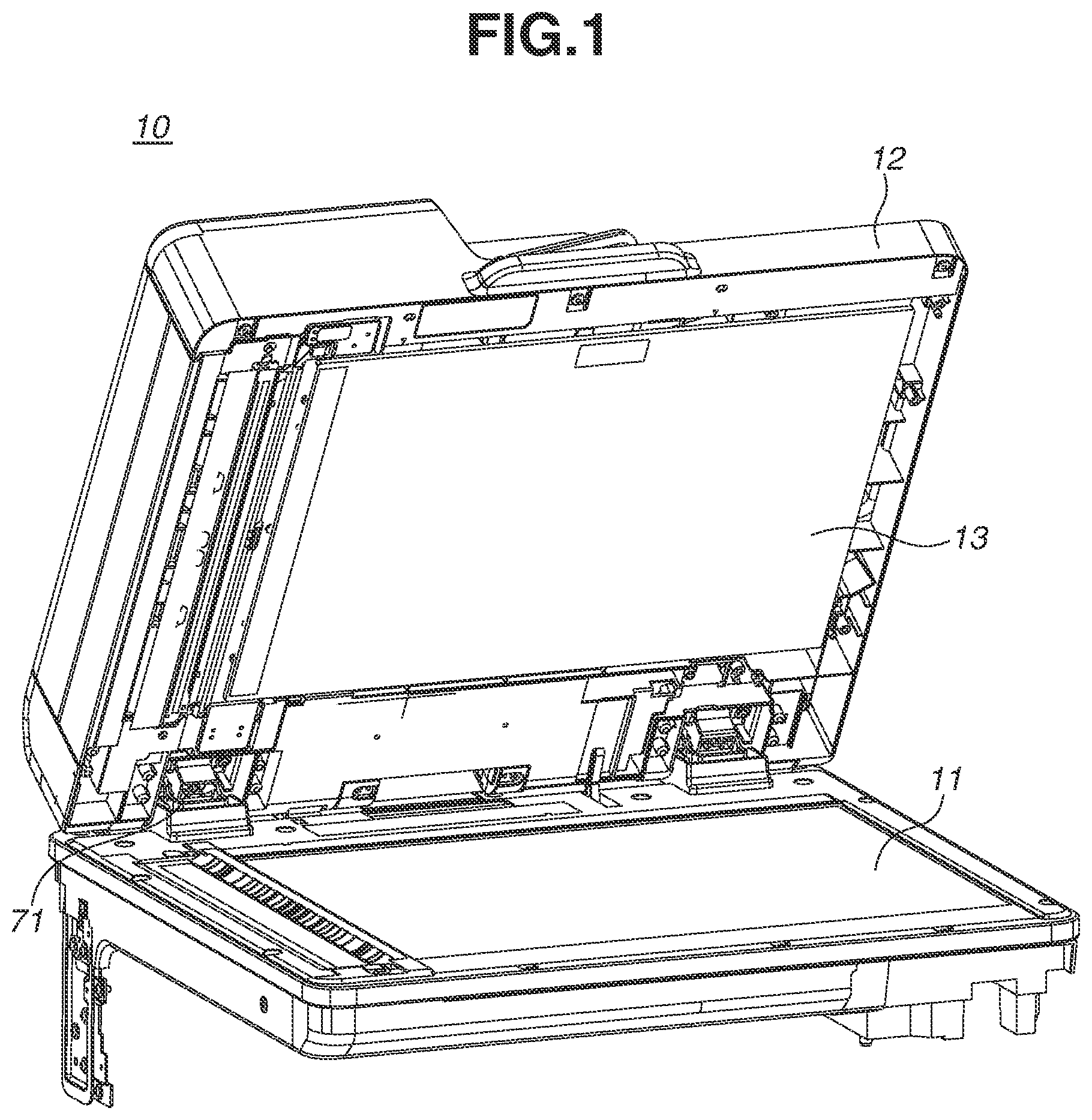 Patent US12108003 — Image reading apparatus and control method thereof for determining presence or absence of a document — Figure 1