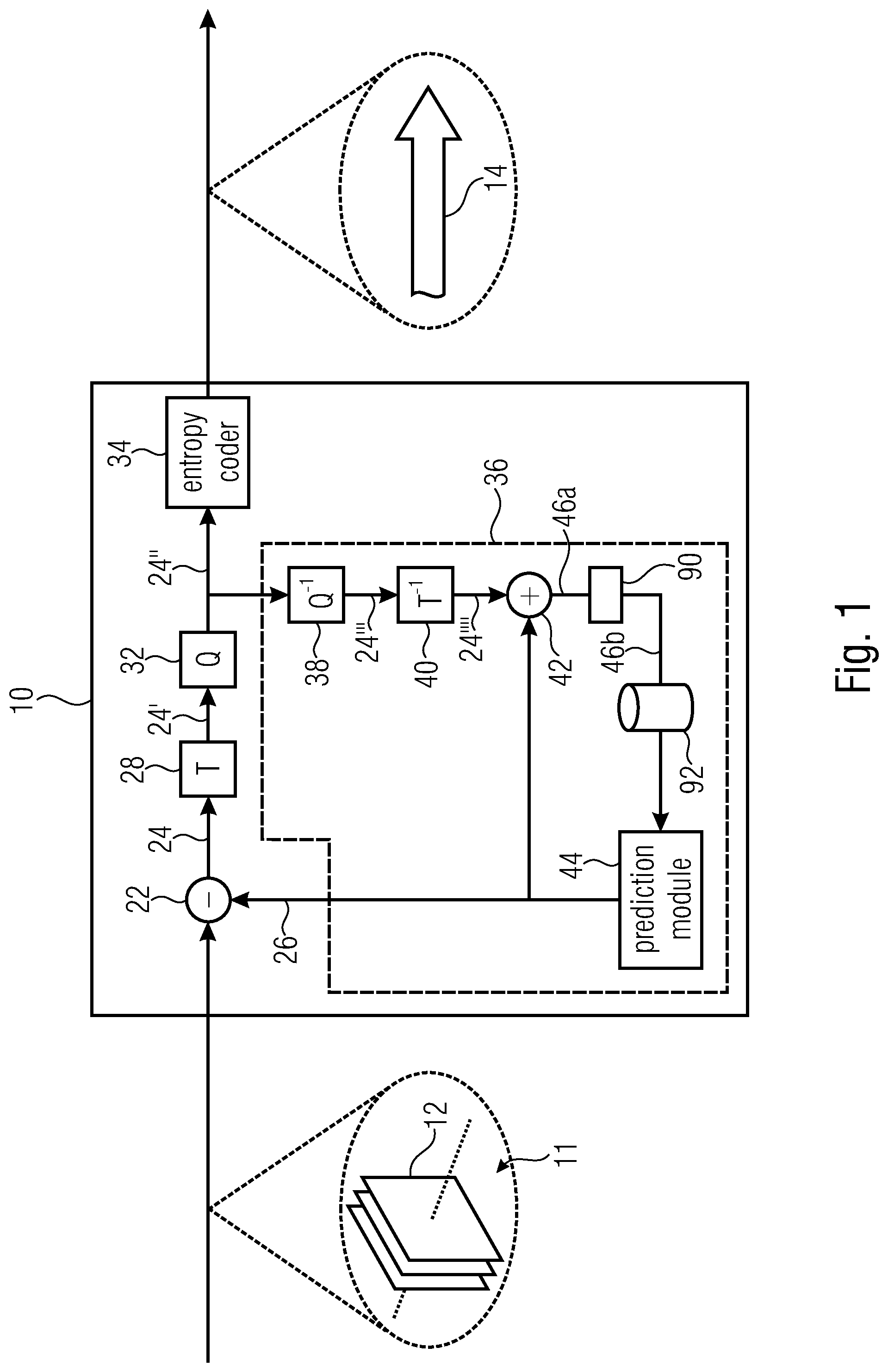 Patent US12108088 — Usage of access unit delimiters and adaptation parameter sets — Figure 1